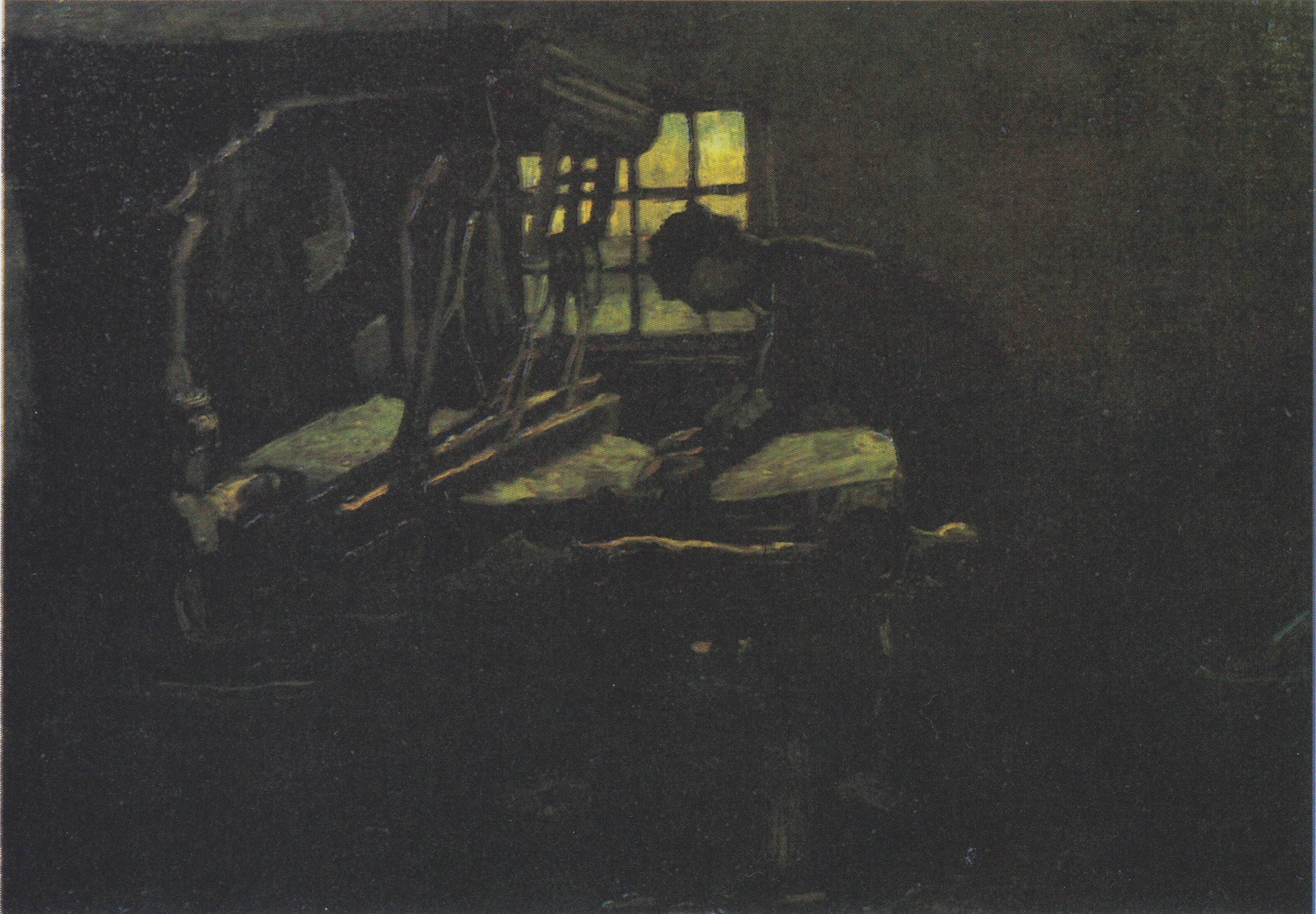 Weaver Arranging Threads, 1884, by Vincent van Gogh