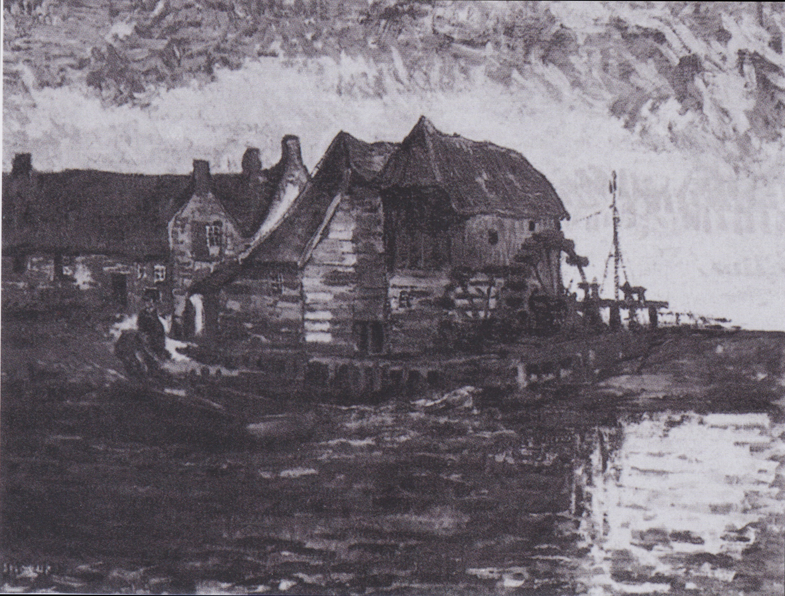 Water Mill at Gennep, 1884-11, by Vincent van Gogh
