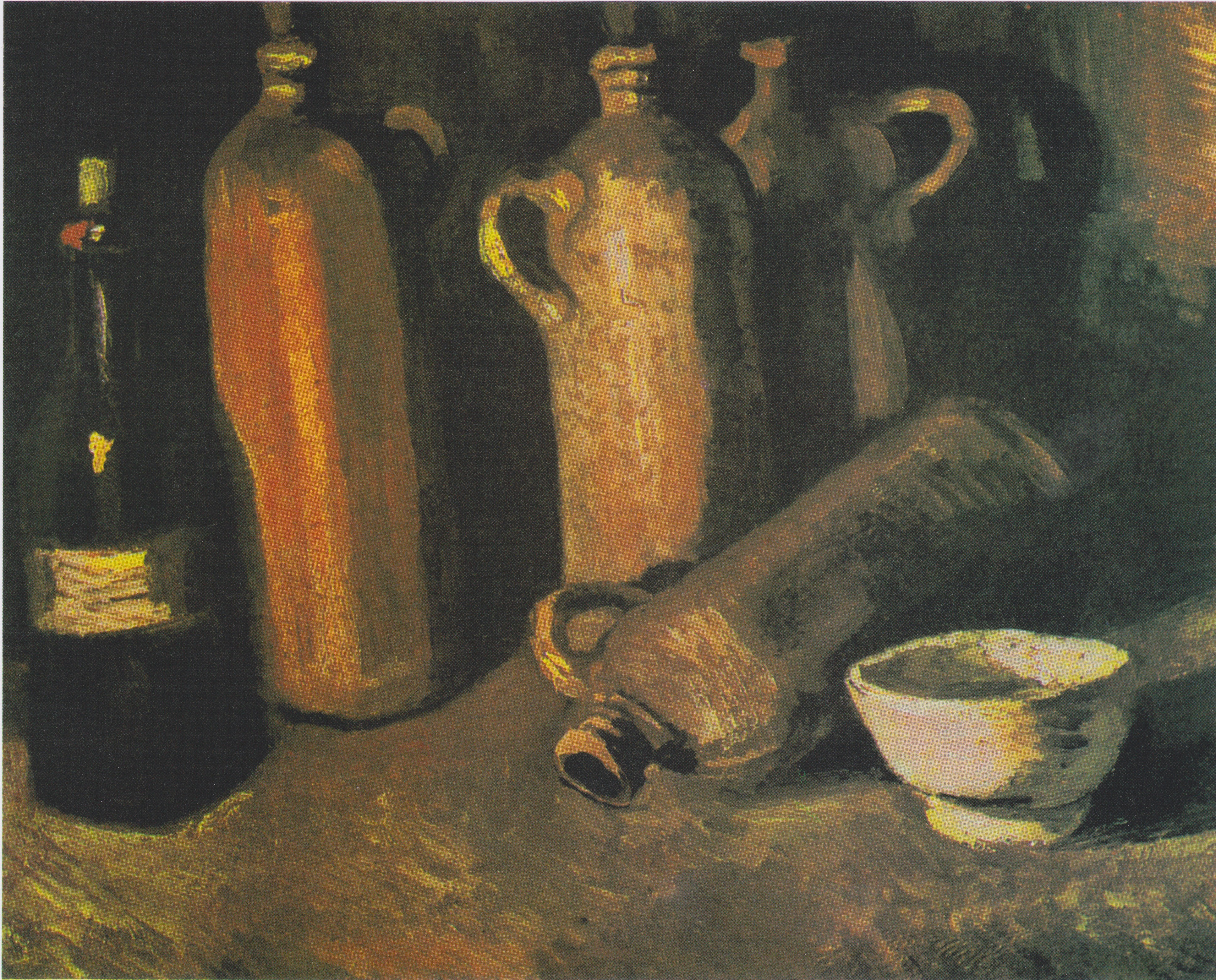 Still Life with Jars, 1884-11, by Vincent van Gogh