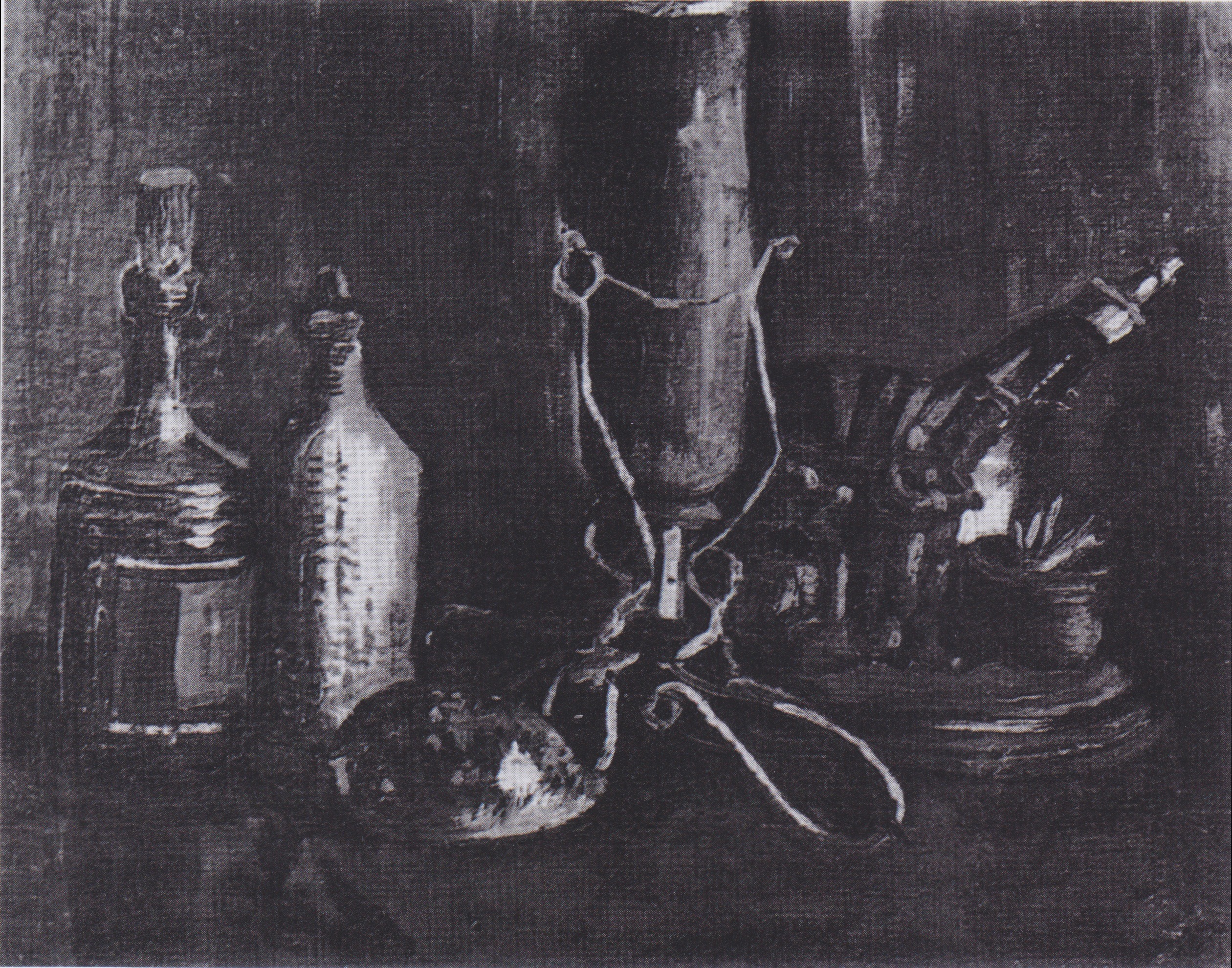 Still Life with Bottles and a Cowrie Shell, 1884-11, by Vincent van Gogh