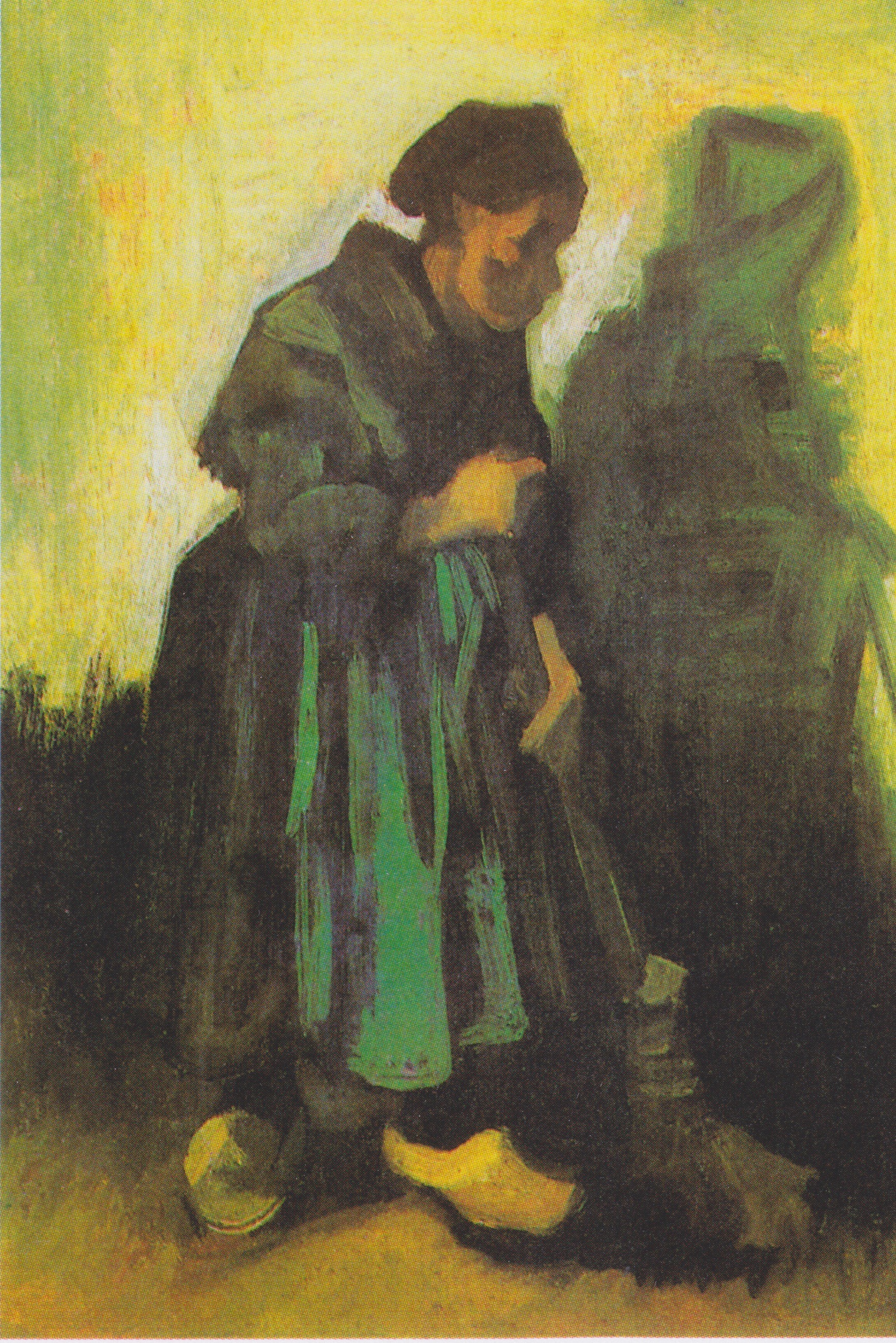 Woman with a Broom, 1885, by Vincent van Gogh