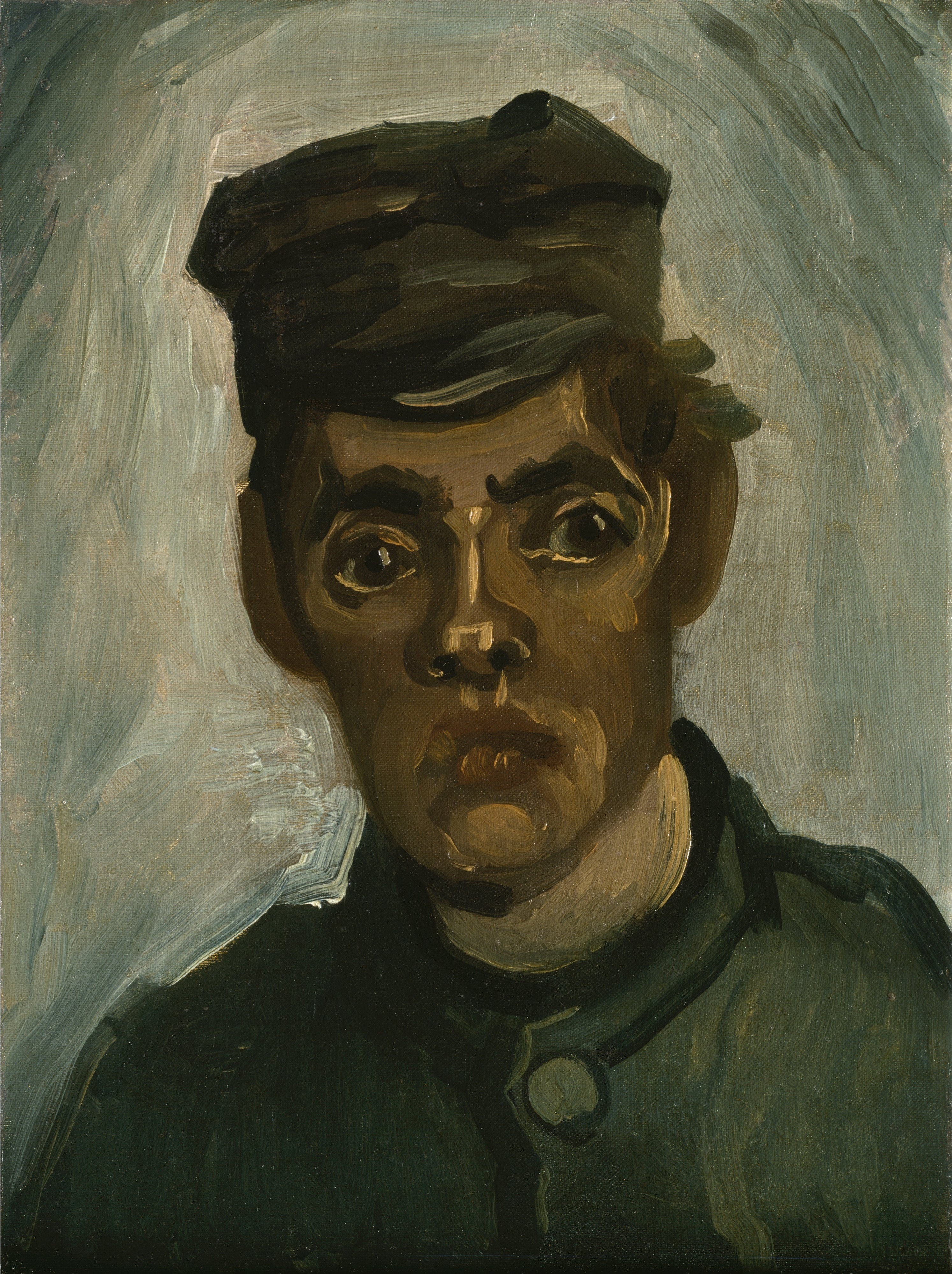 Portrait of Gijsbertus de Groot, 1885-03, by Vincent van Gogh