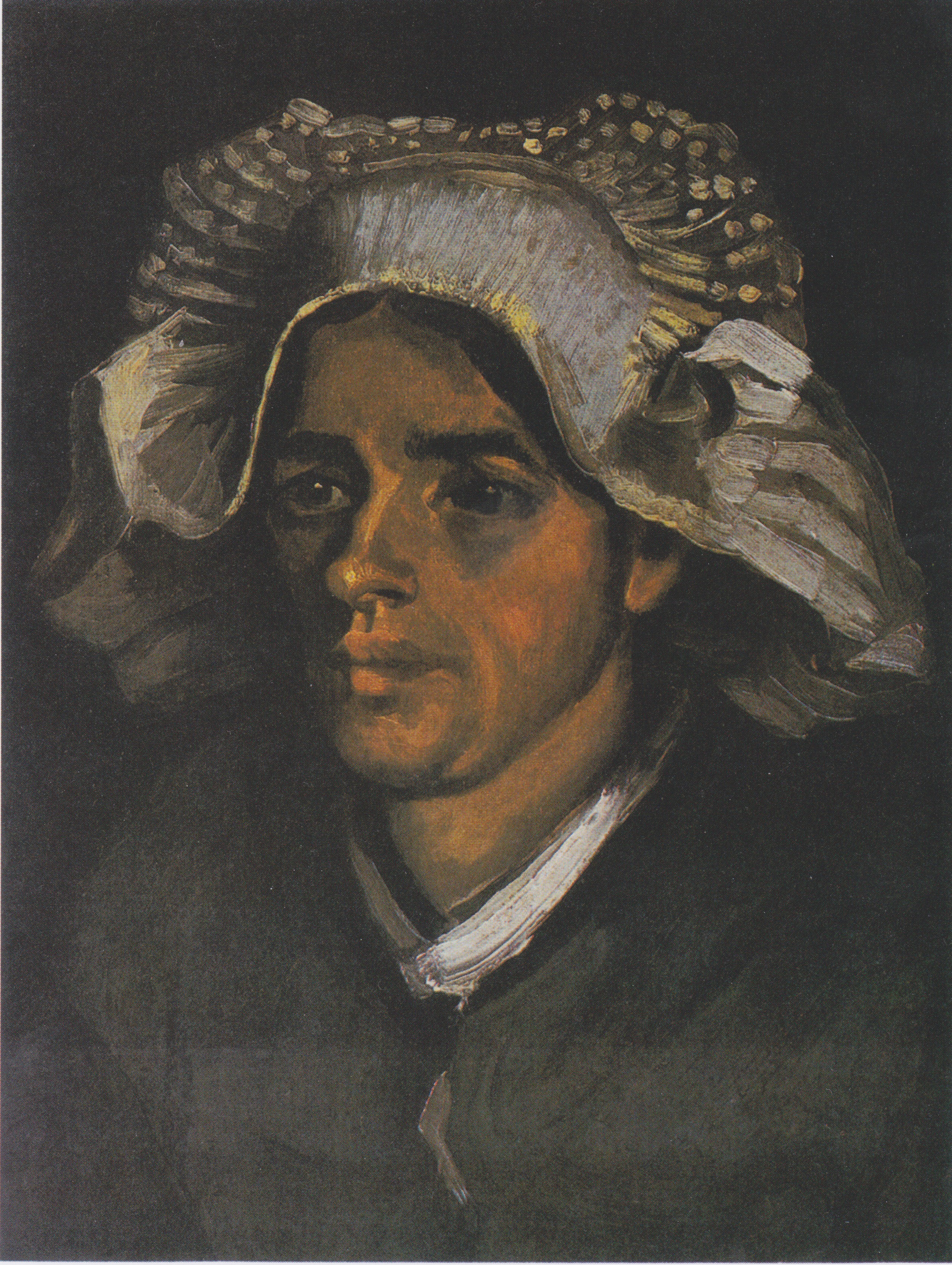 The Head of a Peasant Woman, 1885, by Vincent van Gogh