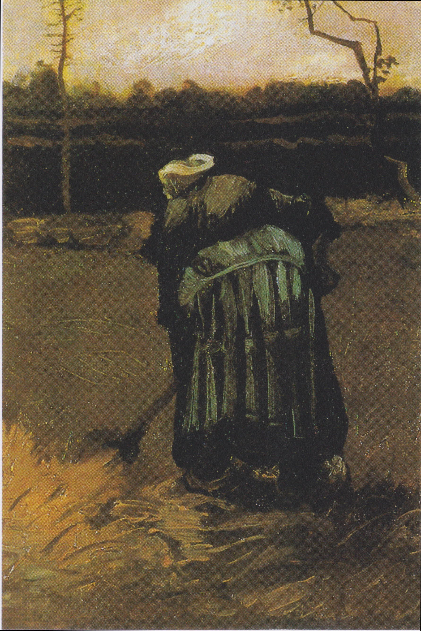 Peasant Woman Digging, 1885-08-01, by Vincent van Gogh
