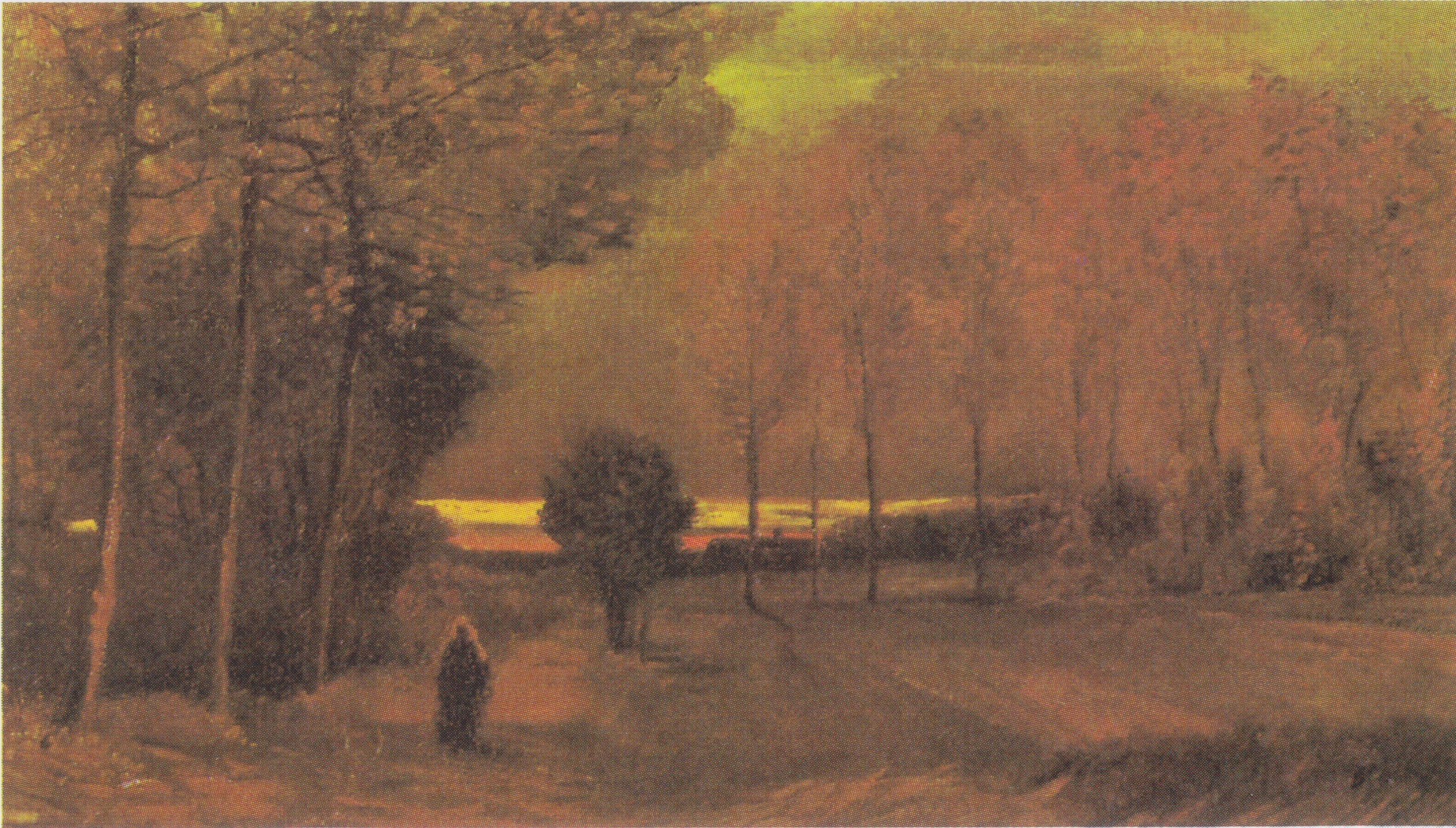 Autumn Landscape at Dusk, 1885, by Vincent van Gogh