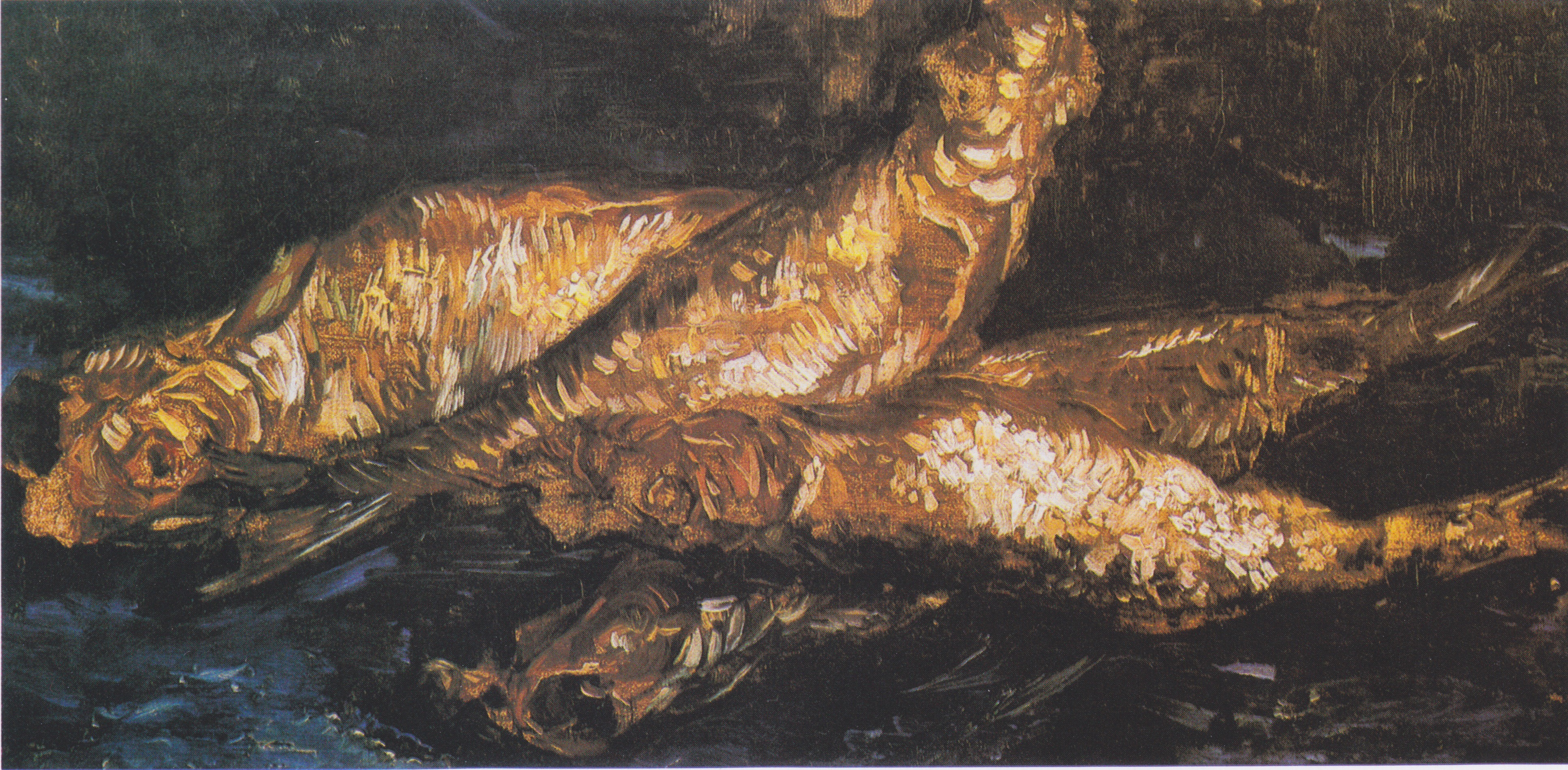 Still Life with Bloaters, 1886, by Vincent van Gogh