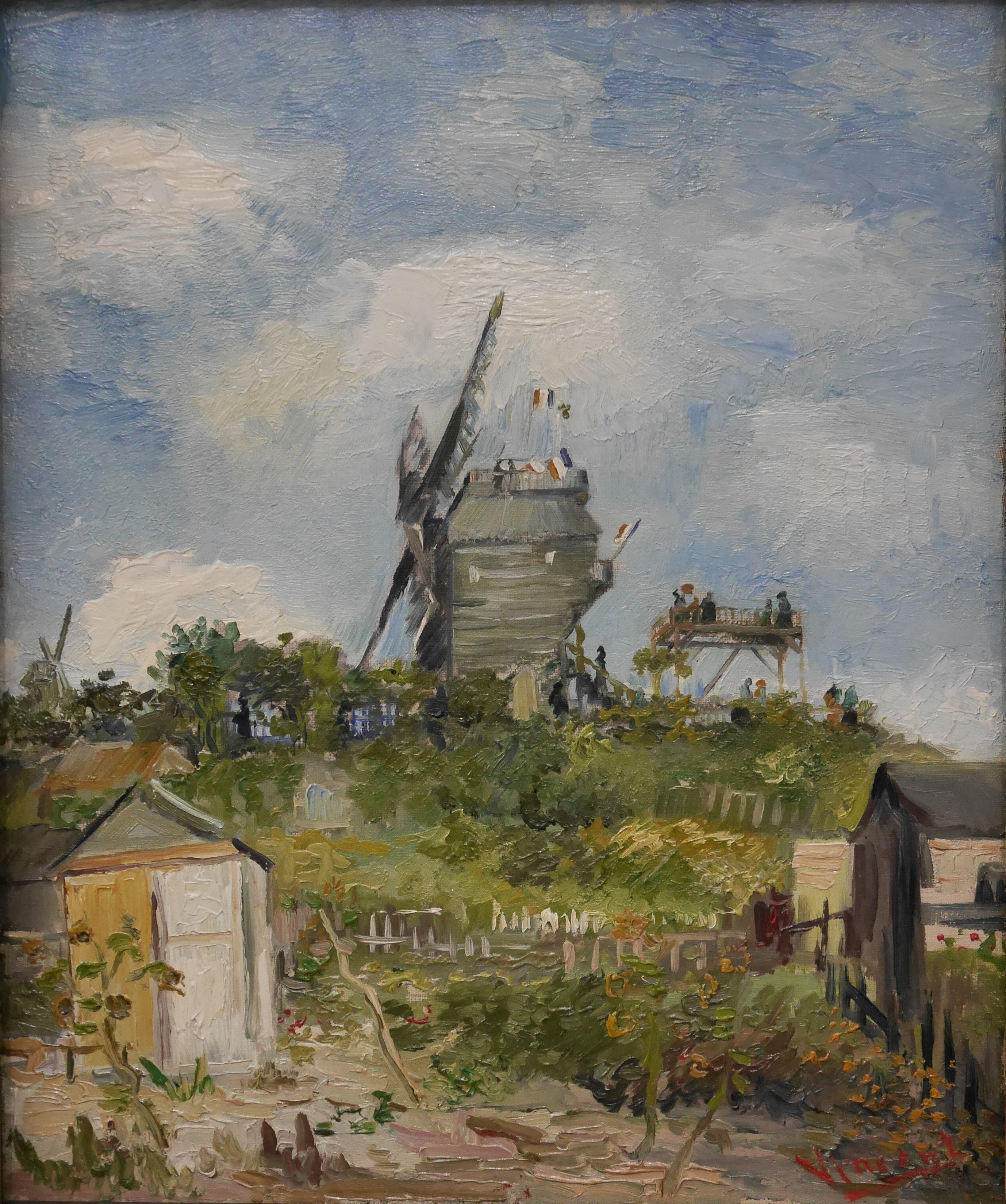 Le Moulin de la Galette, 1886, by Vincent van Gogh