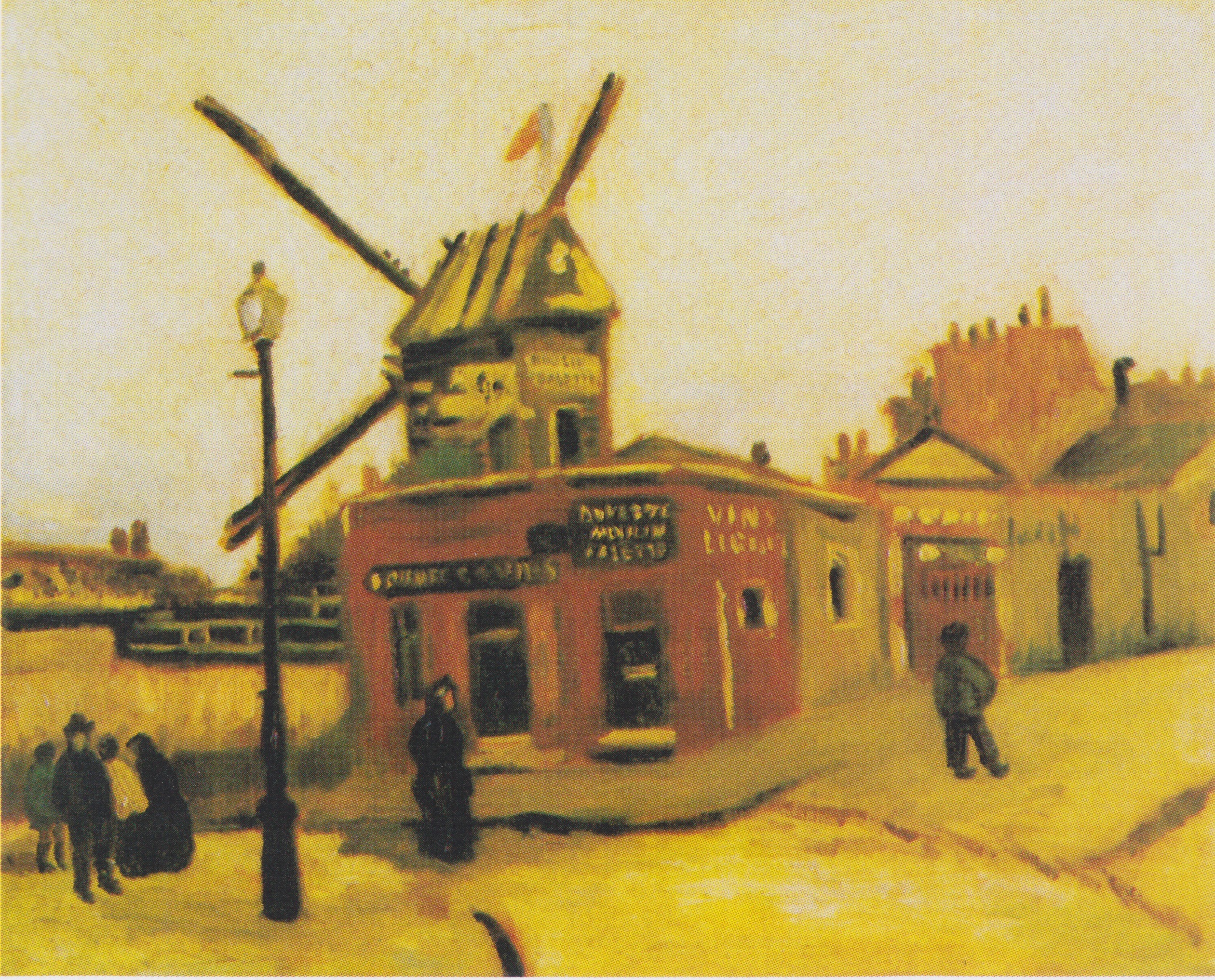 Le Moulin de la Galette, 1886, by Vincent van Gogh