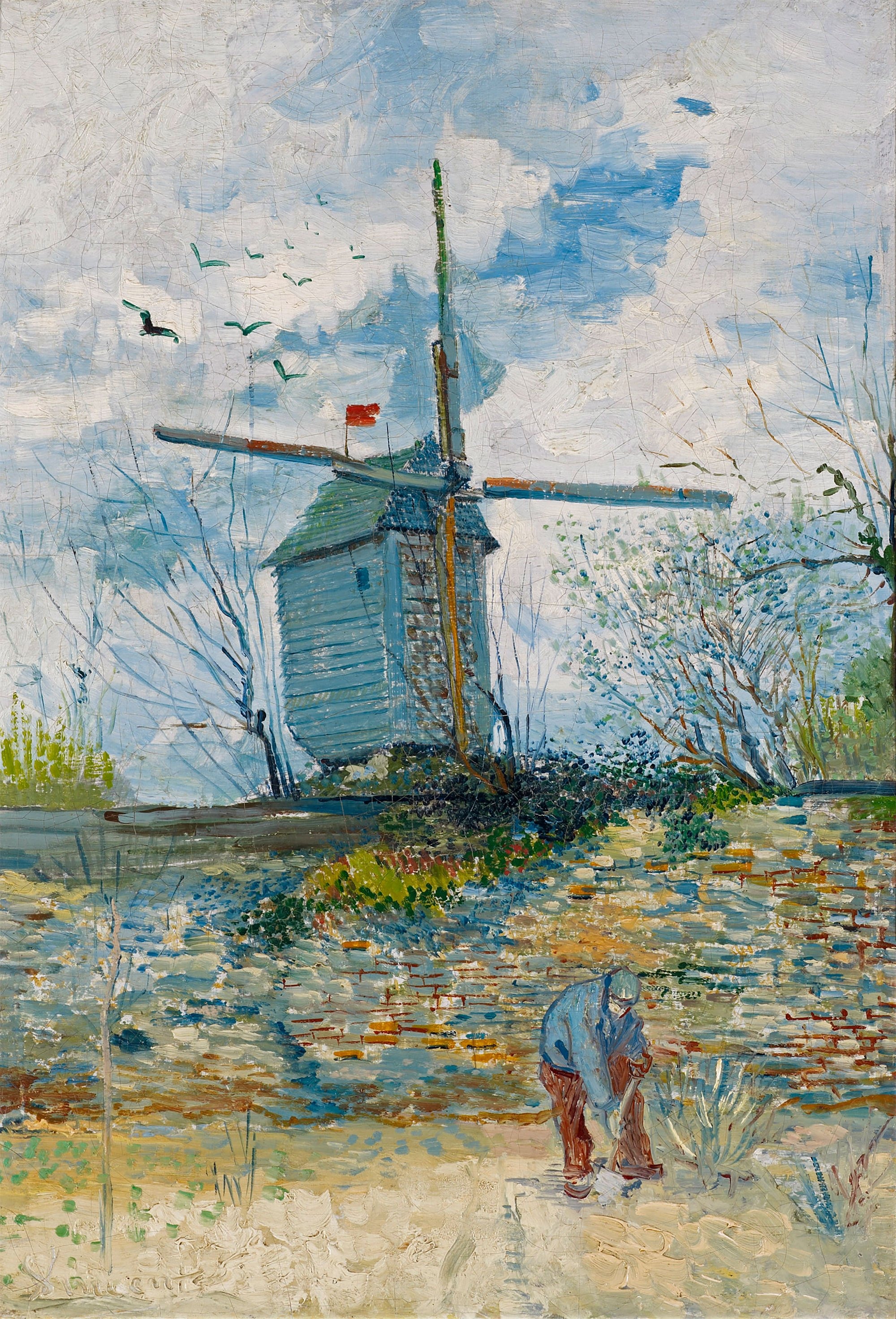 Le Moulin de la Galette, 1886, by Vincent van Gogh