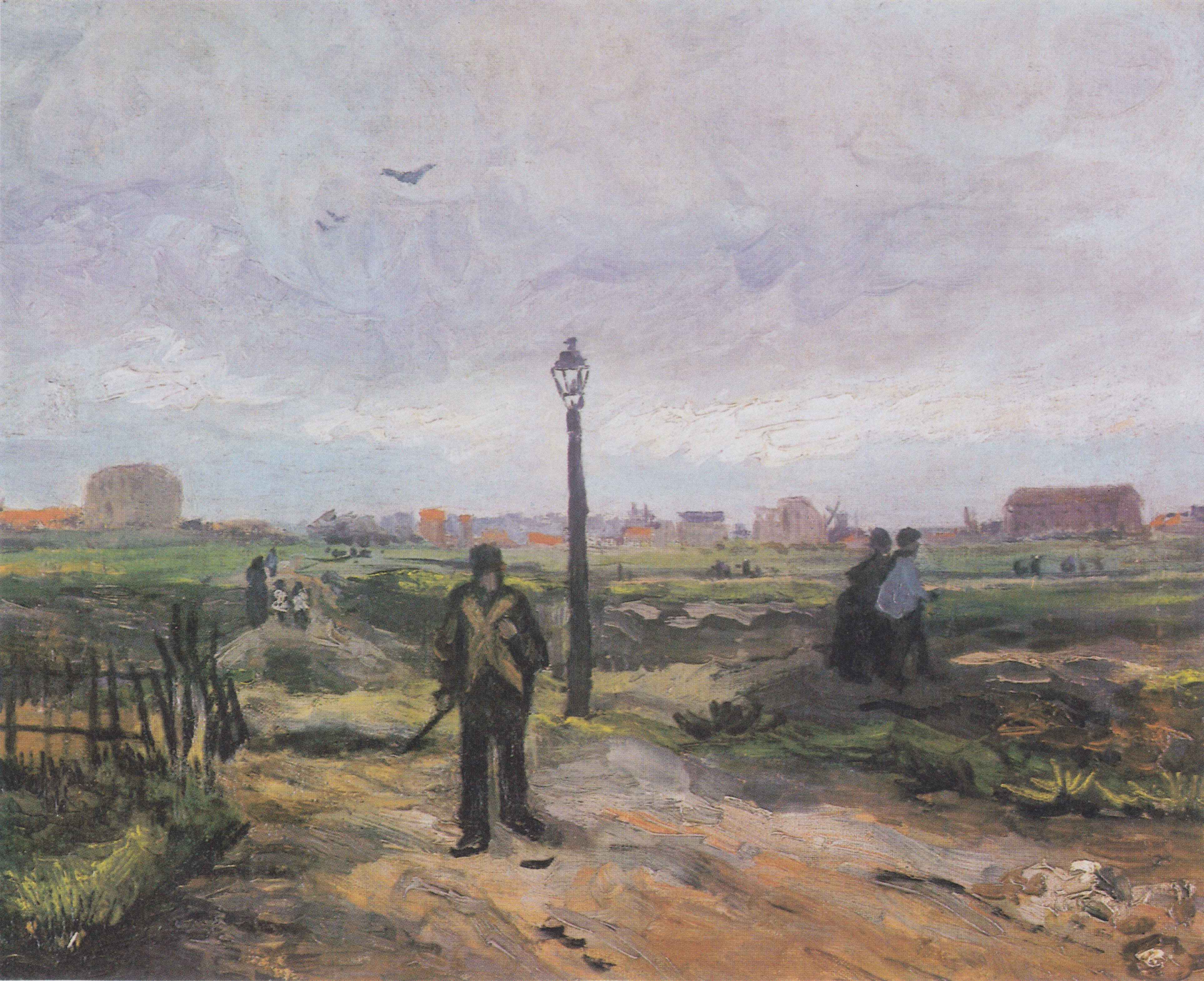 Outskirts of Paris (private collection), 1886, by Vincent van Gogh