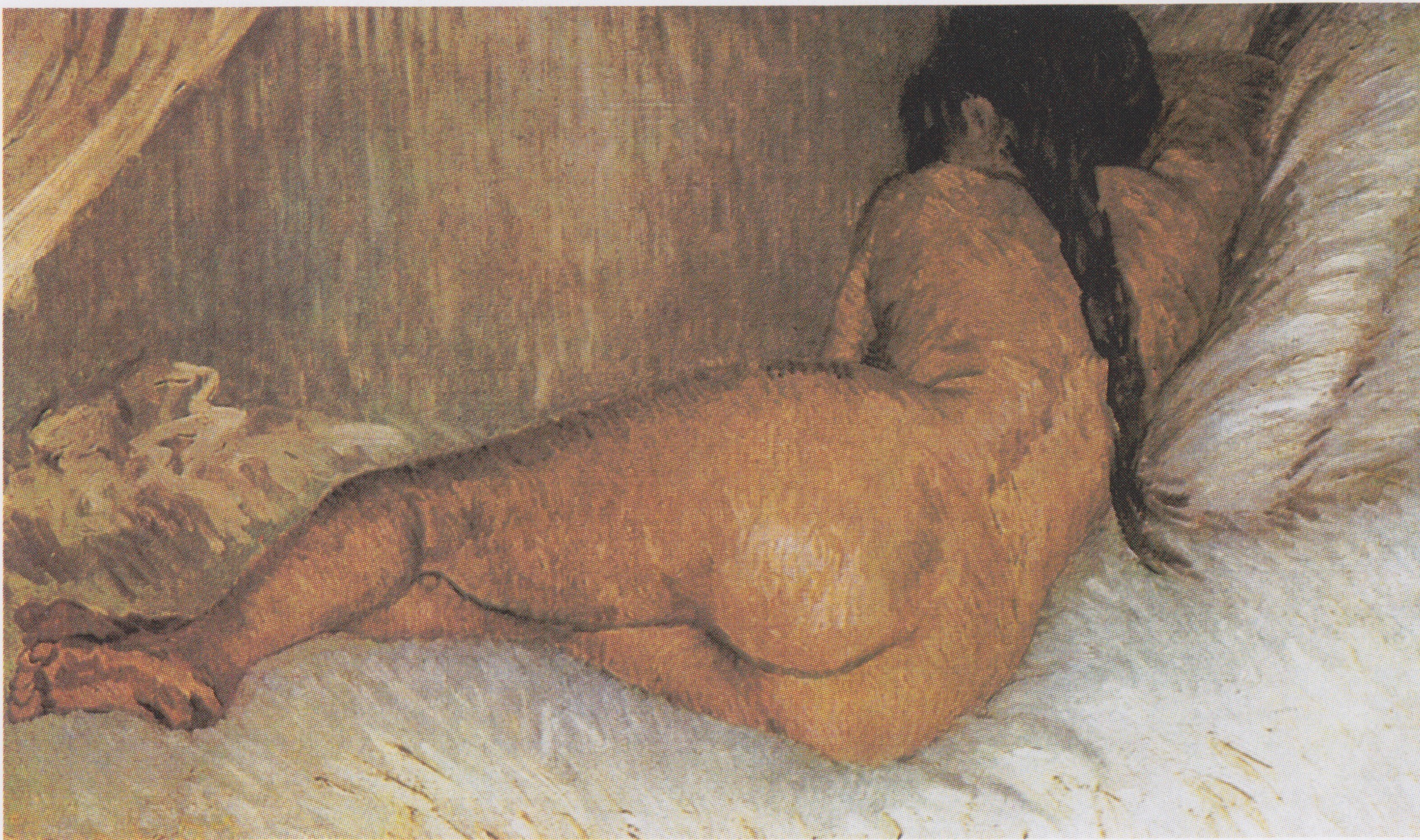 Nude Woman Reclining, Seen from the Back, 1887, by Vincent van Gogh