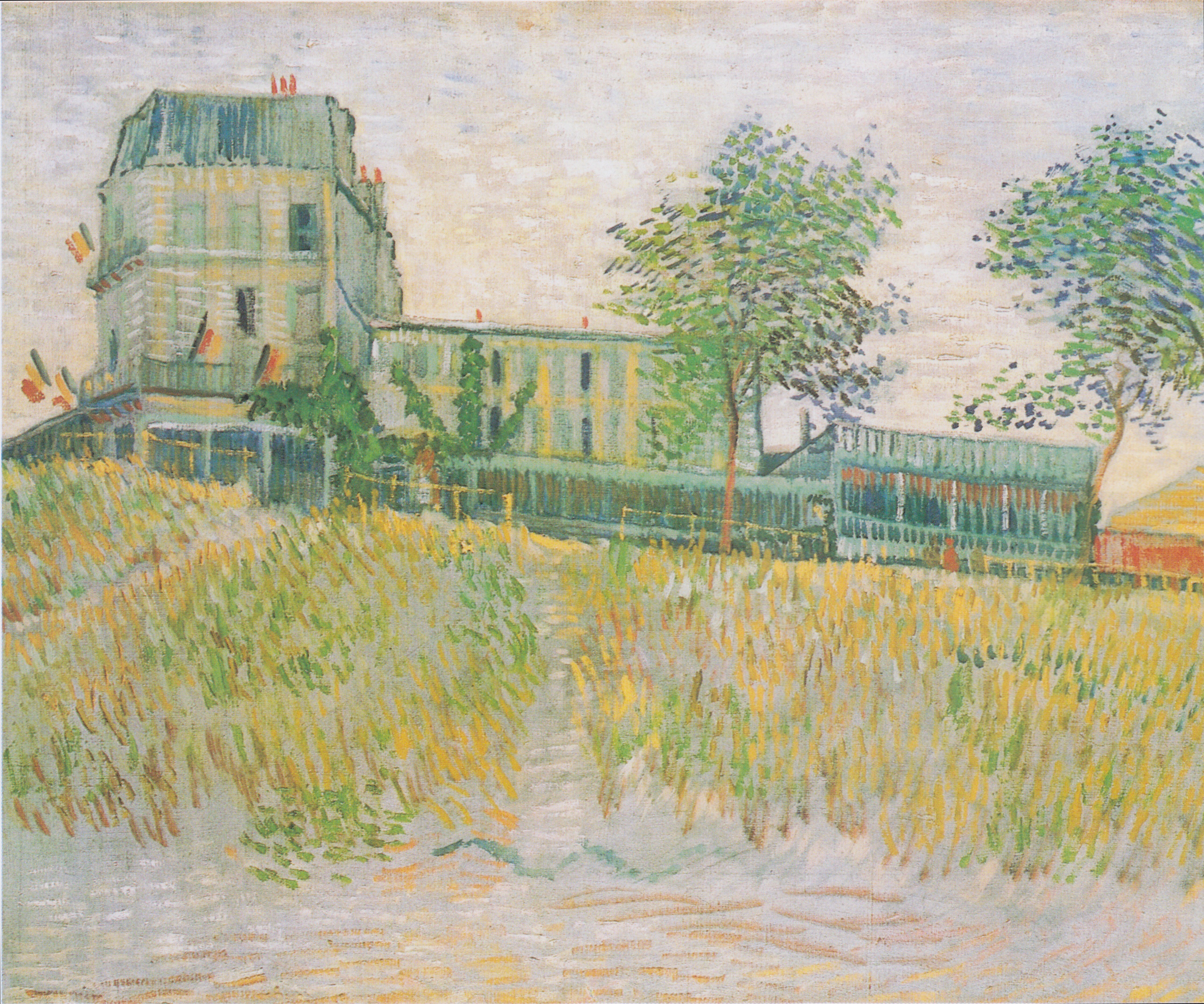 Restaurant de la Sirène at Asnières, The, 1887, by Vincent van Gogh