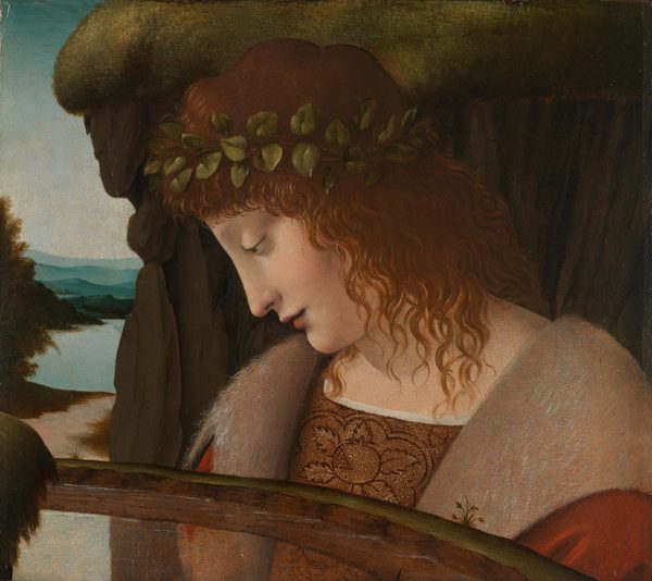 Narcissus by Leonardo da Vinci