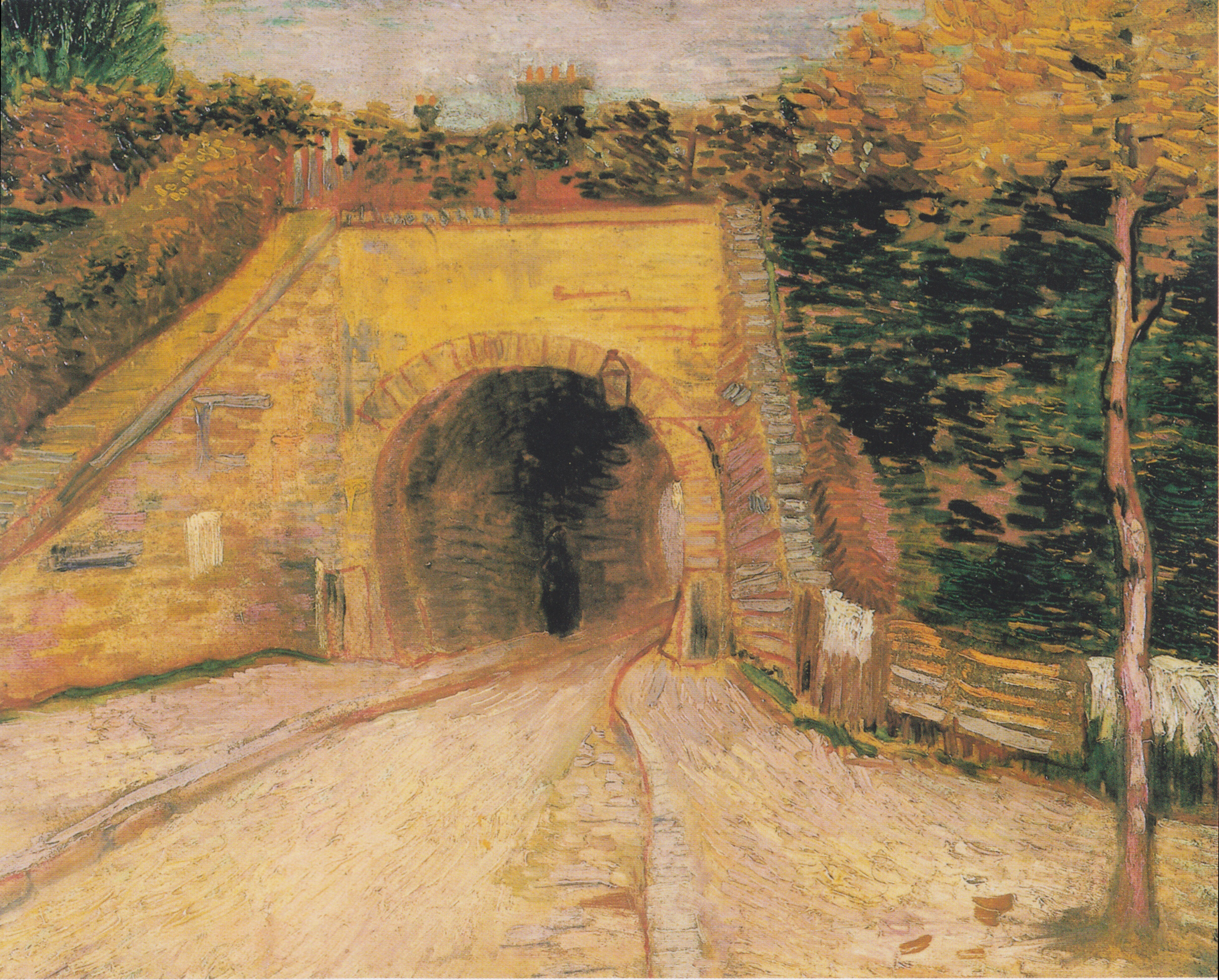 Roadway with Underpass, 1887, by Vincent van Gogh