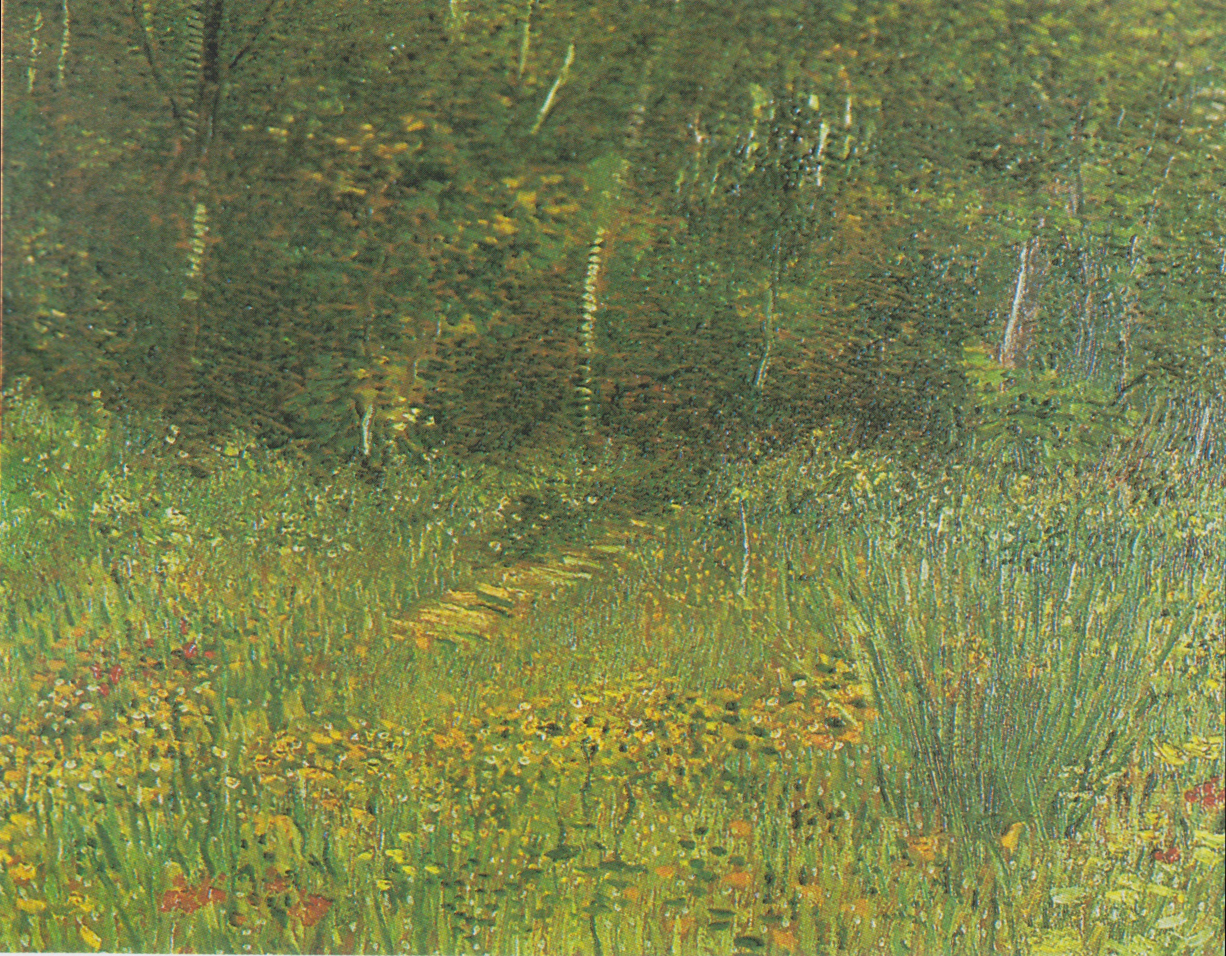 Park at Asnieres in Spring, 1887, by Vincent van Gogh