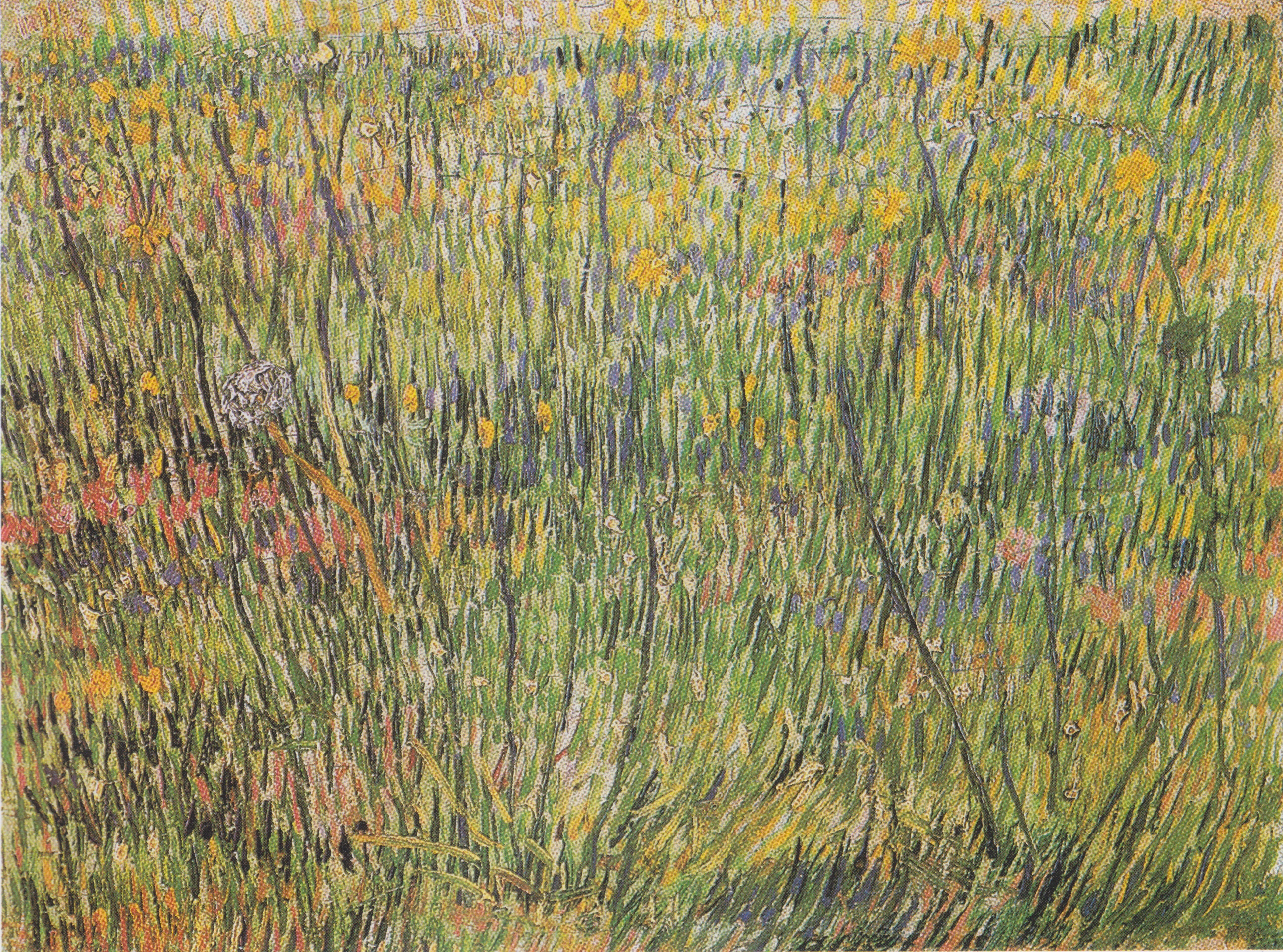 Pasture in Bloom, 1887, by Vincent van Gogh