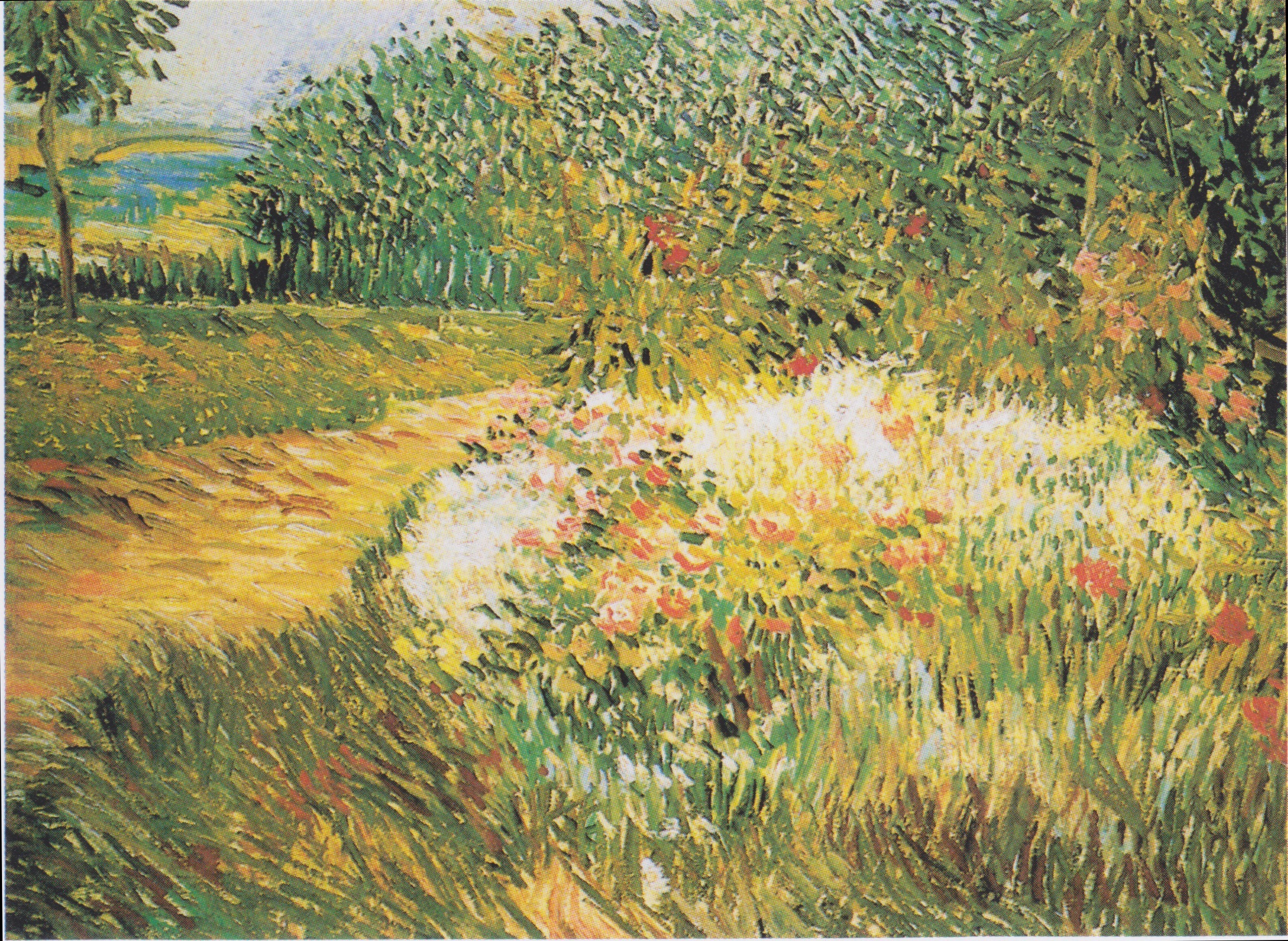 Corner of Voyer d'Argenson Park at Asnieres, 1887, by Vincent van Gogh