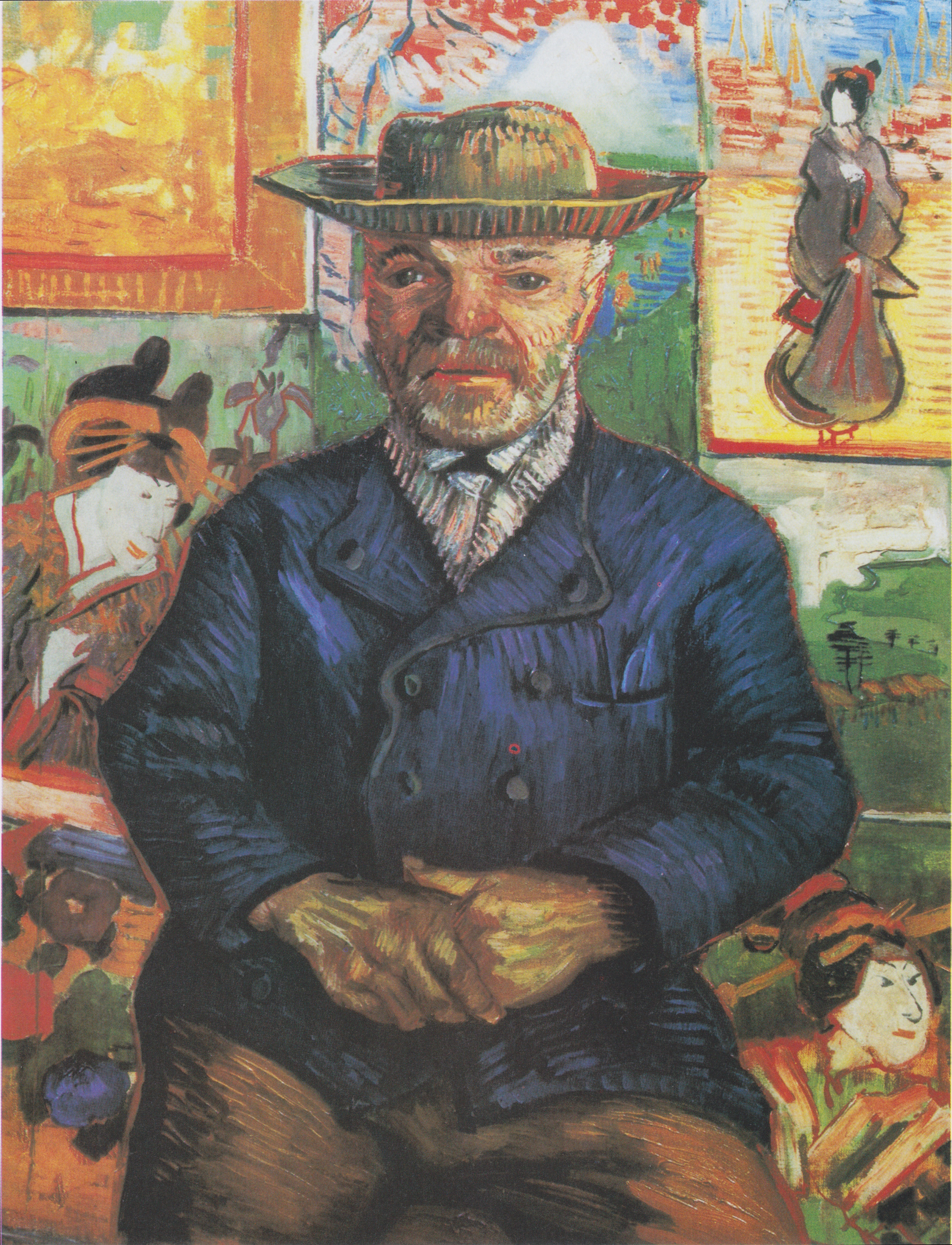 Portrait of Père Tanguy, 1887, by Vincent van Gogh