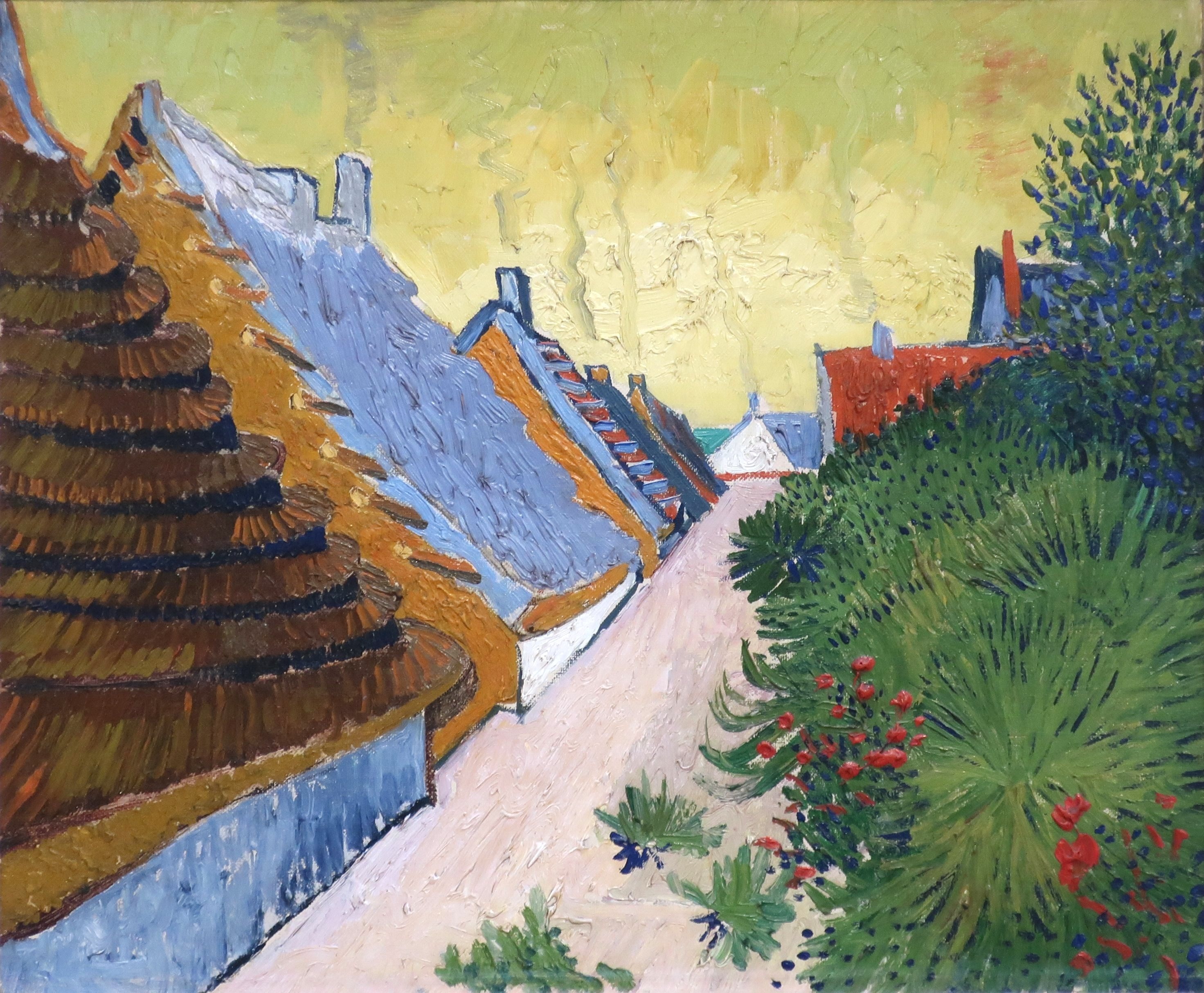 Street in Saintes-Maries, 1888-06, by Vincent van Gogh