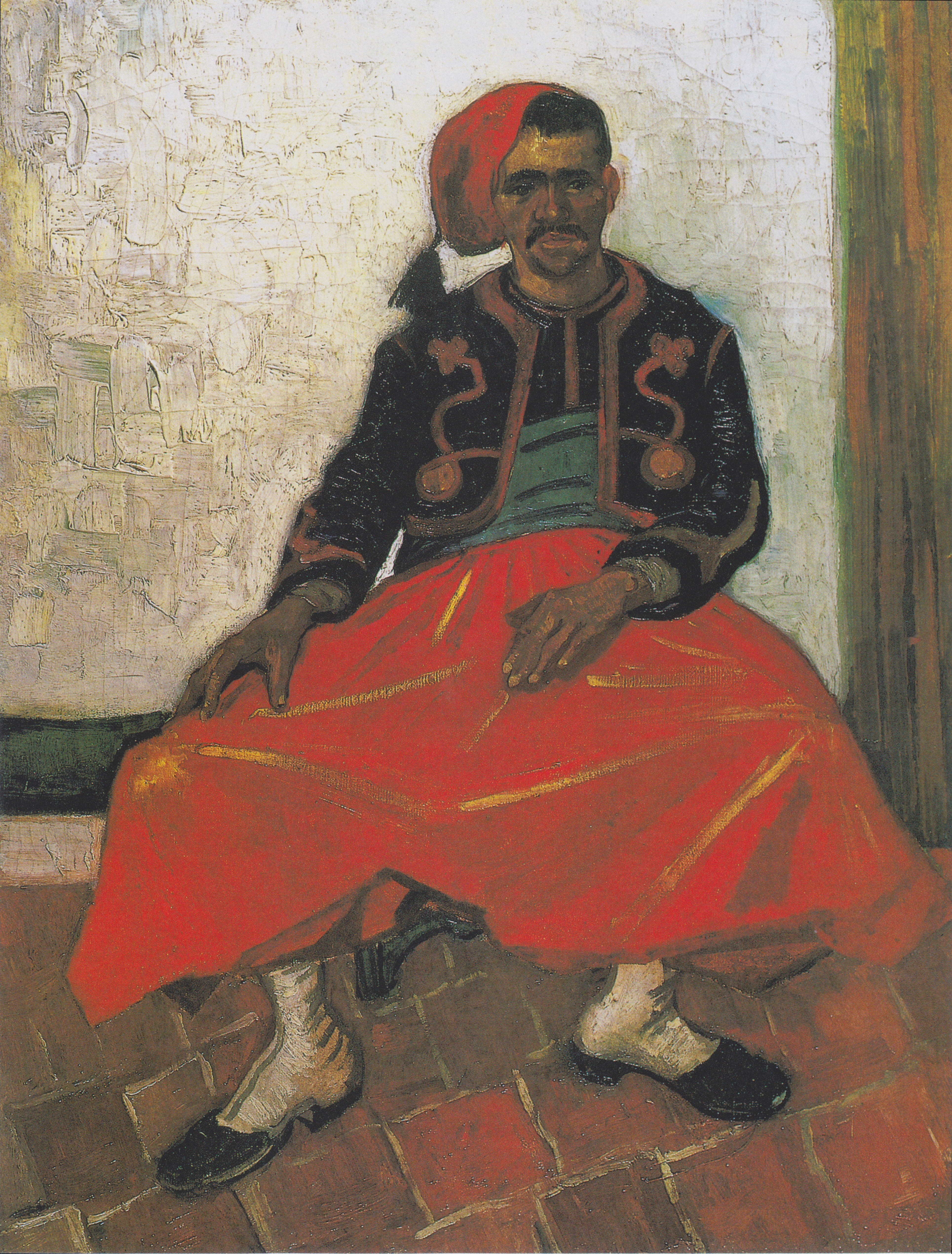 The Seated Zouave, 1888-06, by Vincent van Gogh