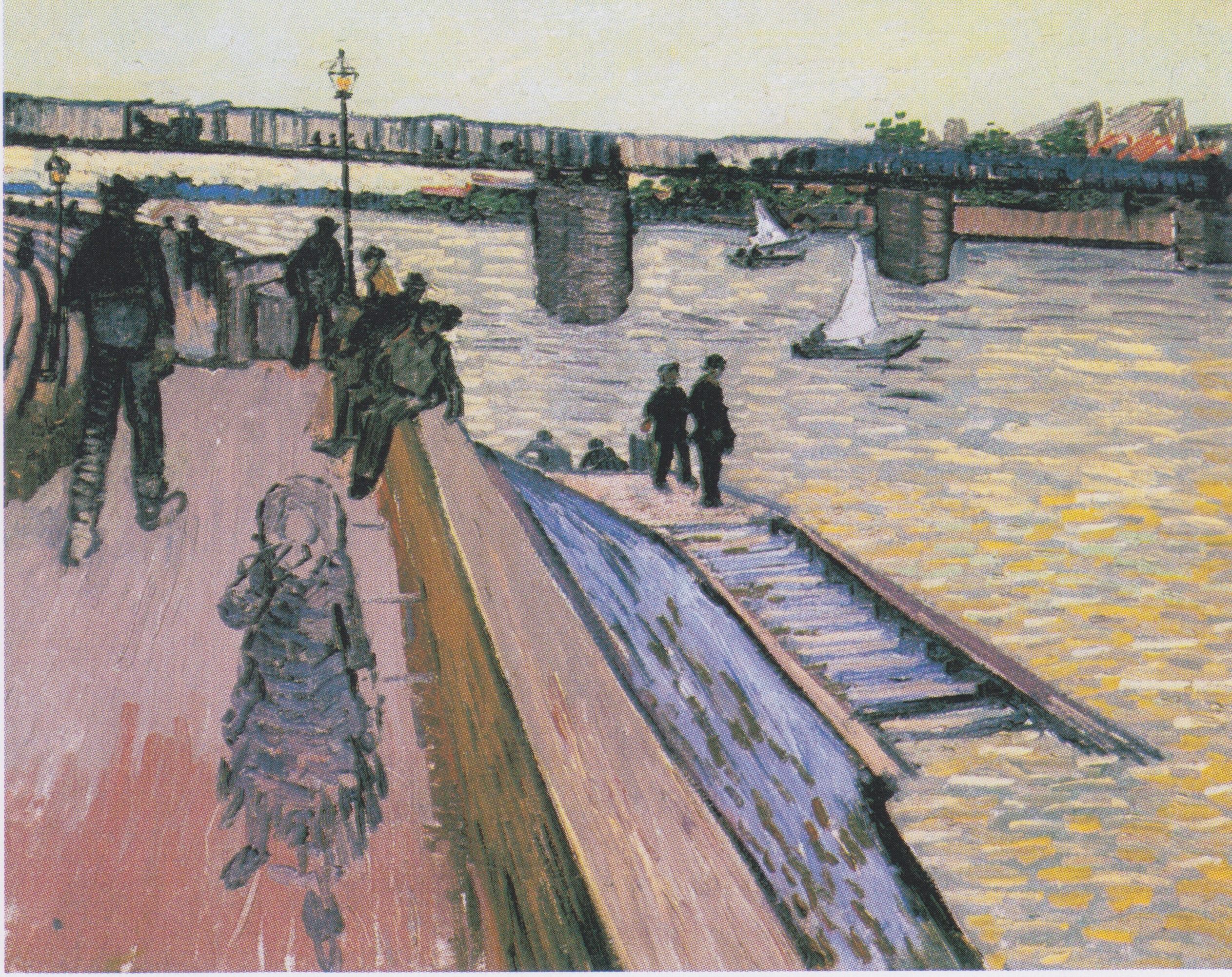 The Bridge of Trinquetaille, 1888-06, by Vincent van Gogh