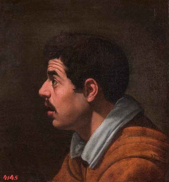 Hombre de perfil by Diego Velázquez