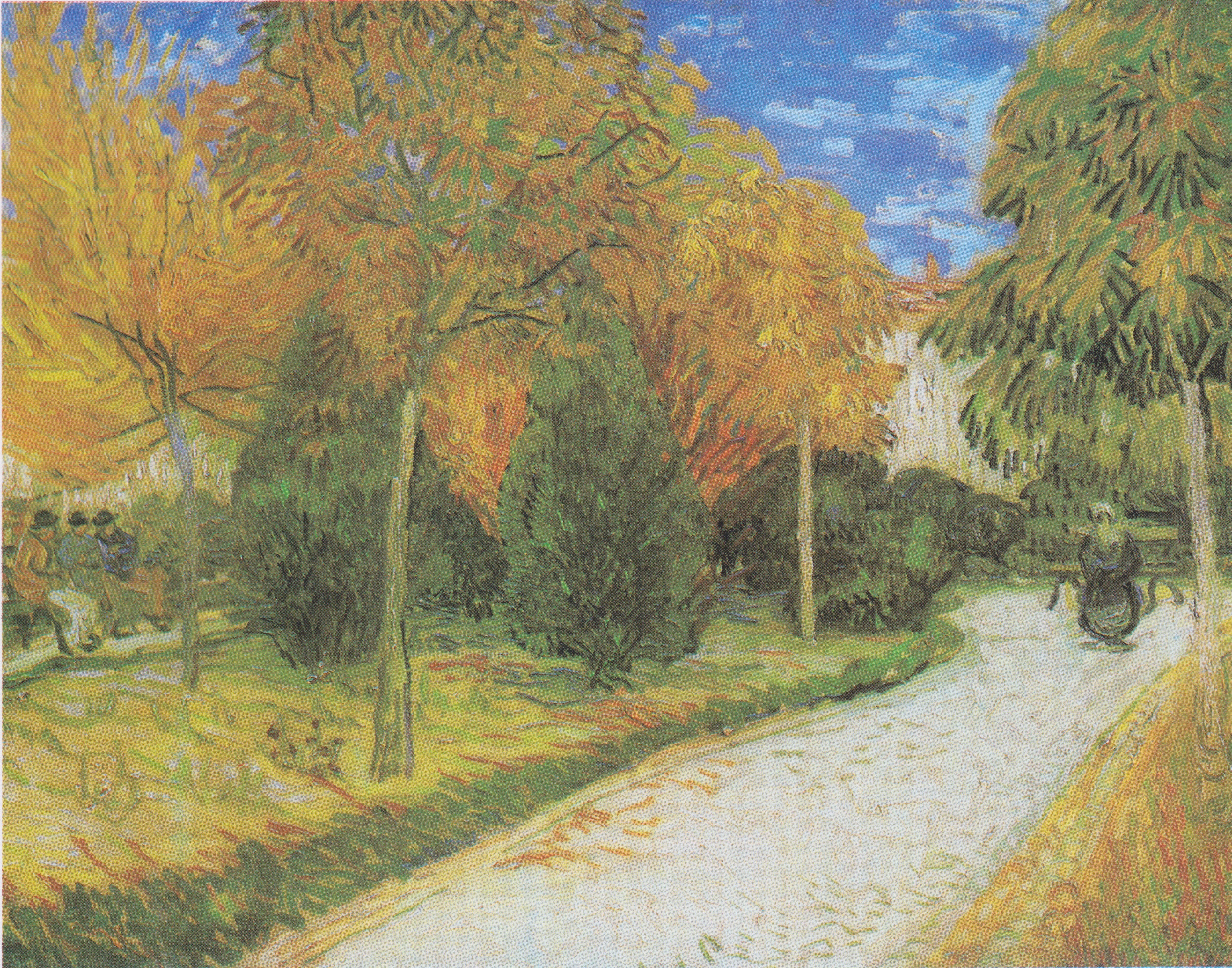 Public Park at Arles, The, 1888-10, by Vincent van Gogh