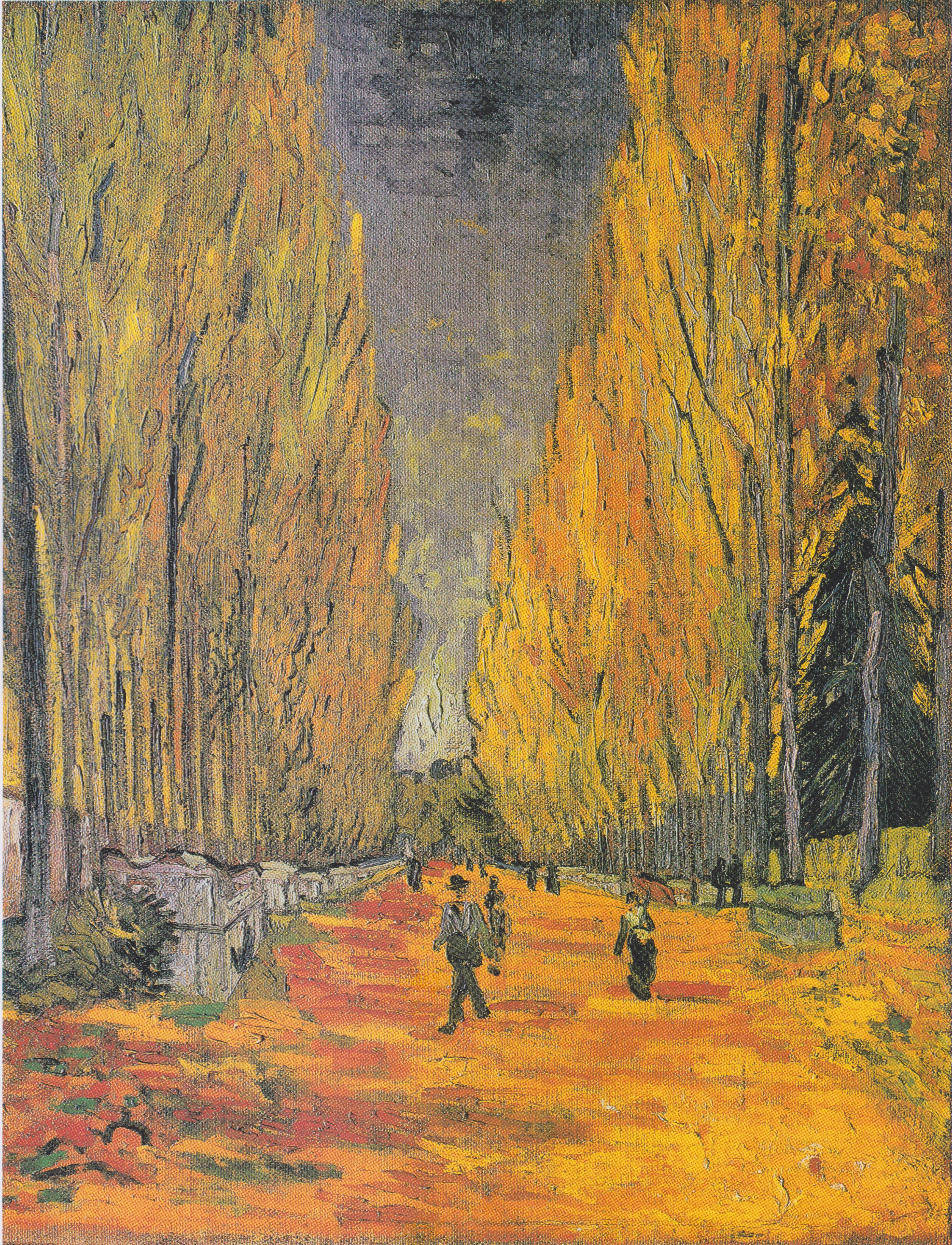 Les Alyscamps, 1888, by Vincent van Gogh