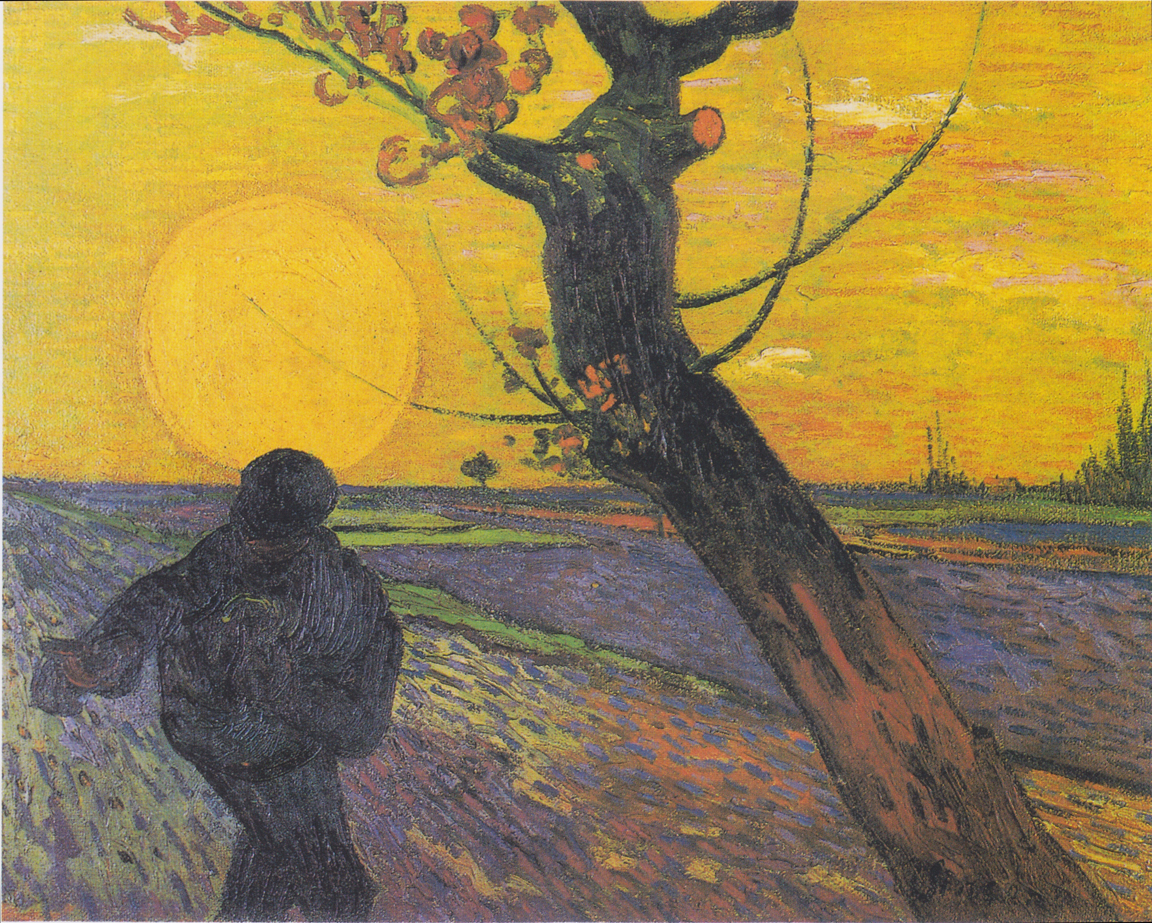 The Sower III (version 1), 1888-11, by Vincent van Gogh