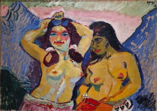 Two Girls by Max Pechstein