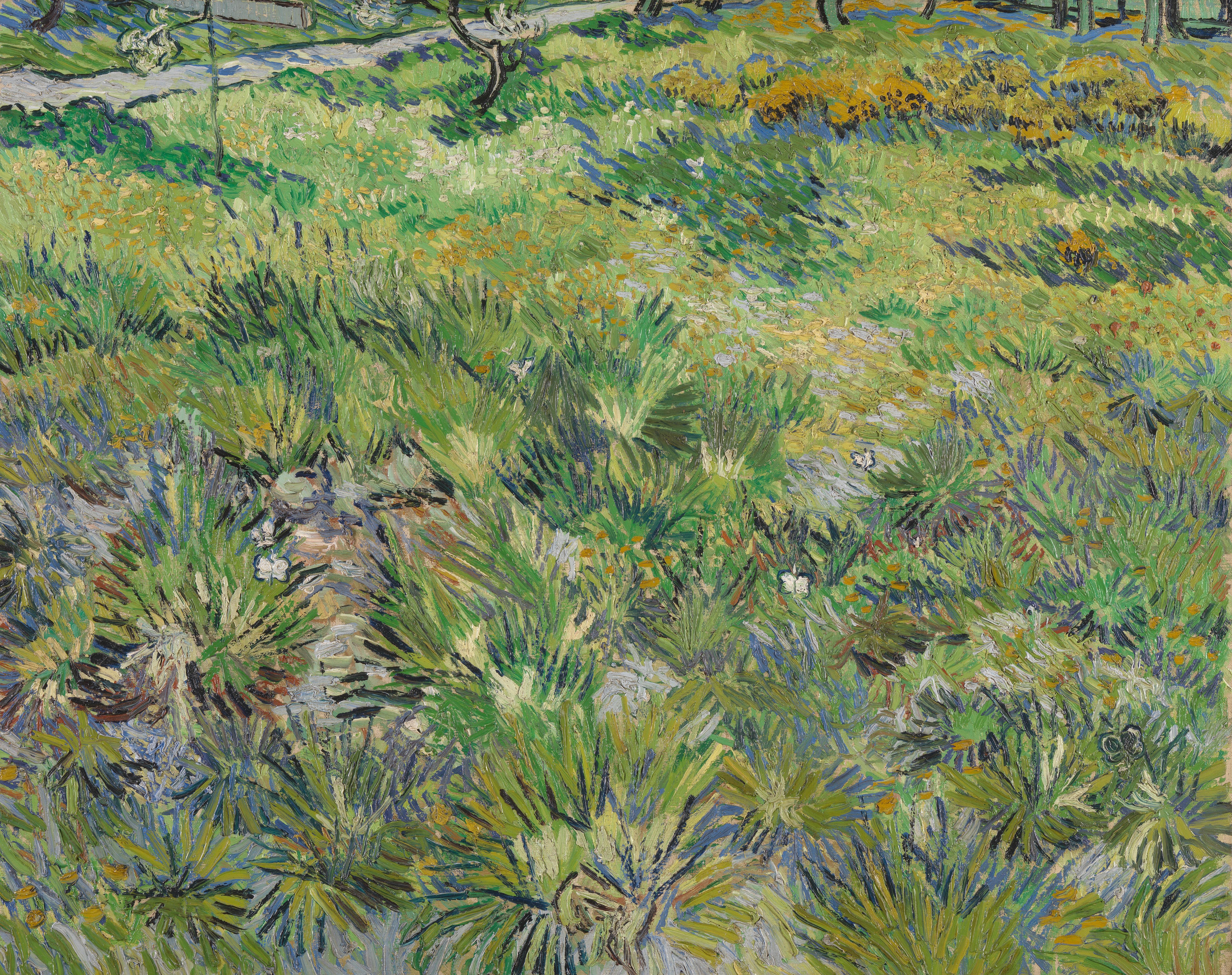 Long Grass with Butterflies, 1890, by Vincent van Gogh