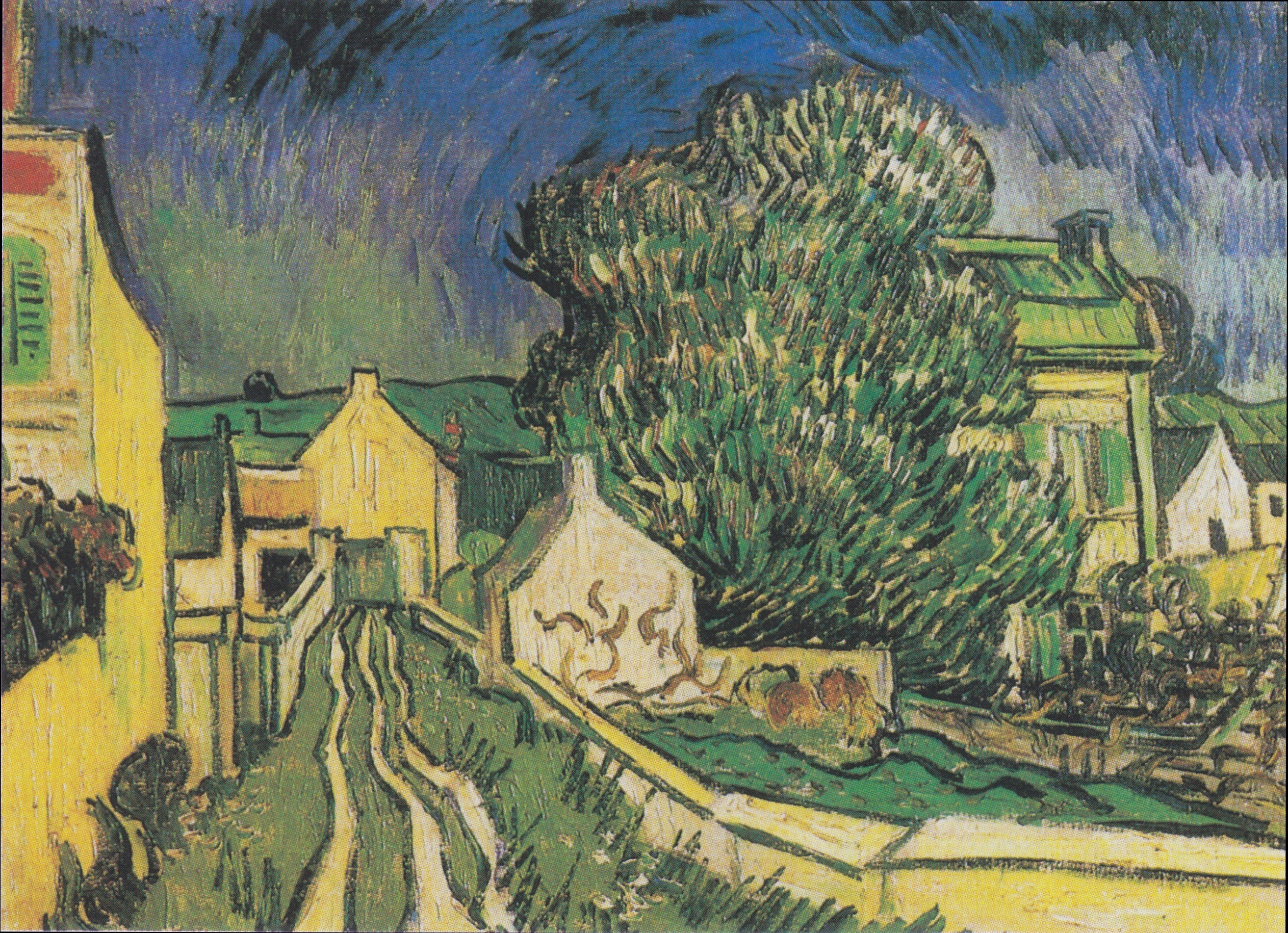 The House of Père Pilon, 1890-05, by Vincent van Gogh