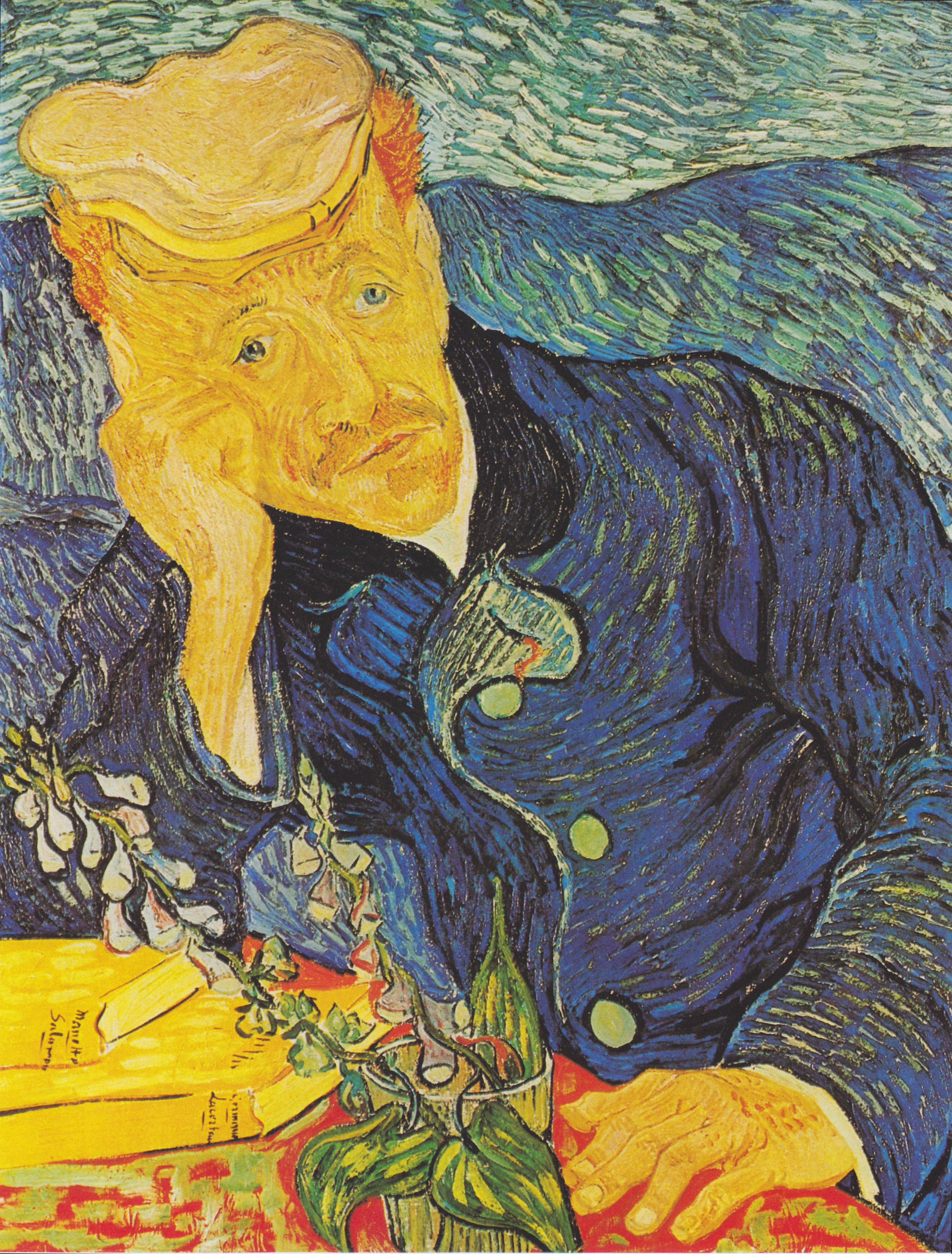 Portrait of Dr. Gachet, 1890-06, by Vincent van Gogh