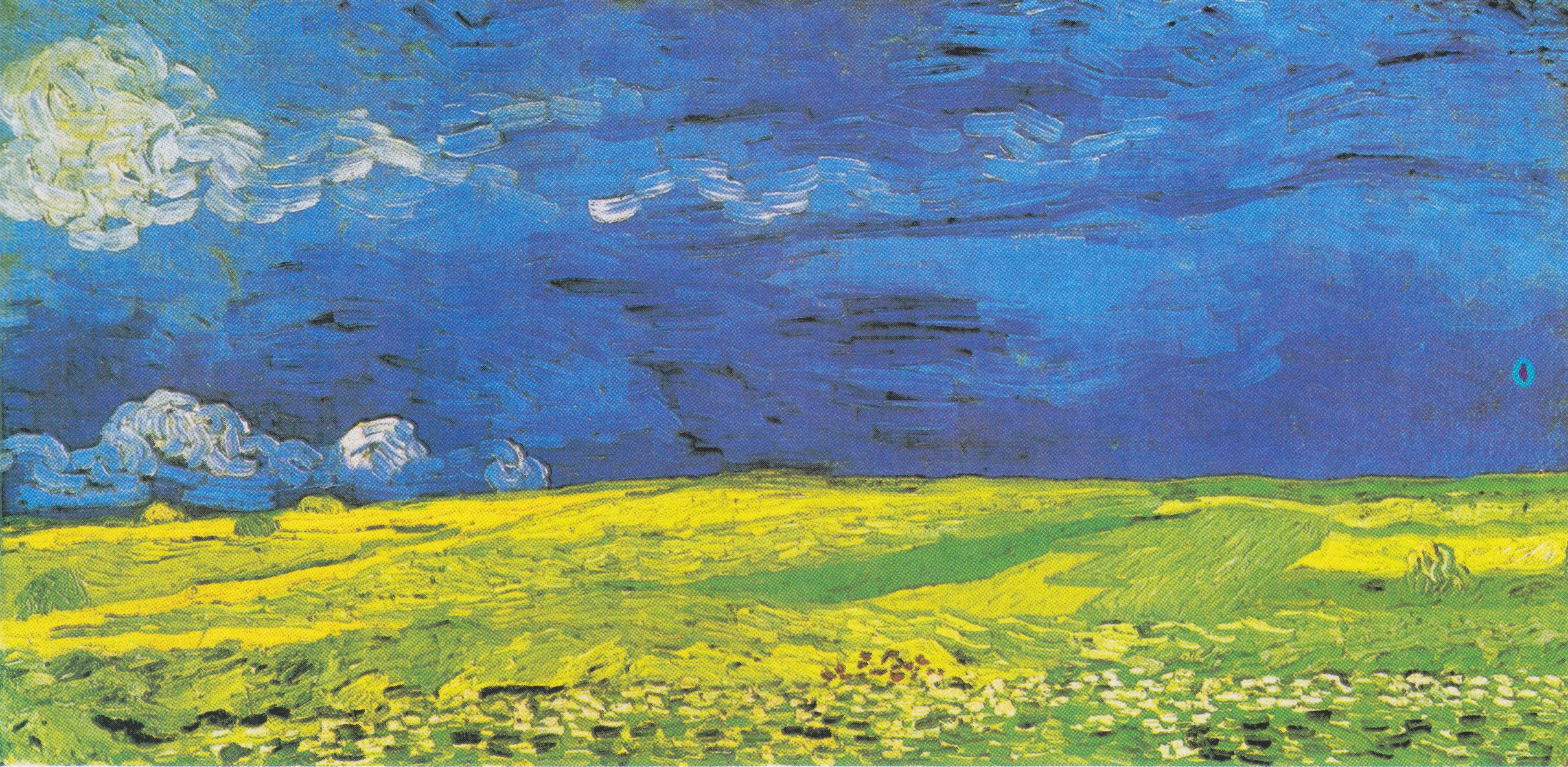 Wheatfield under Thunderclouds, 1890, by Vincent van Gogh