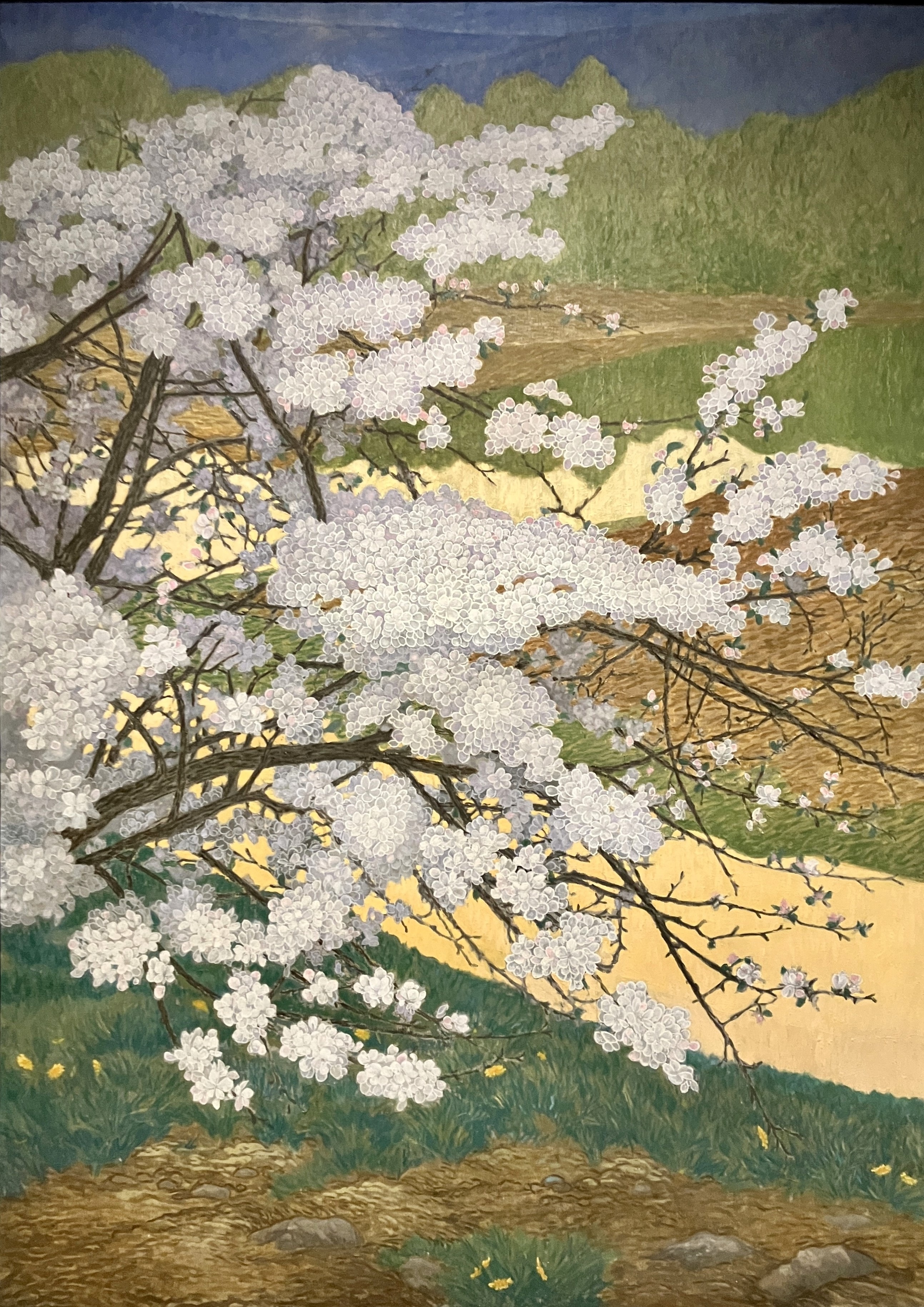 Bror Lindh, Cherry tree bough (1910s) by Gotogo