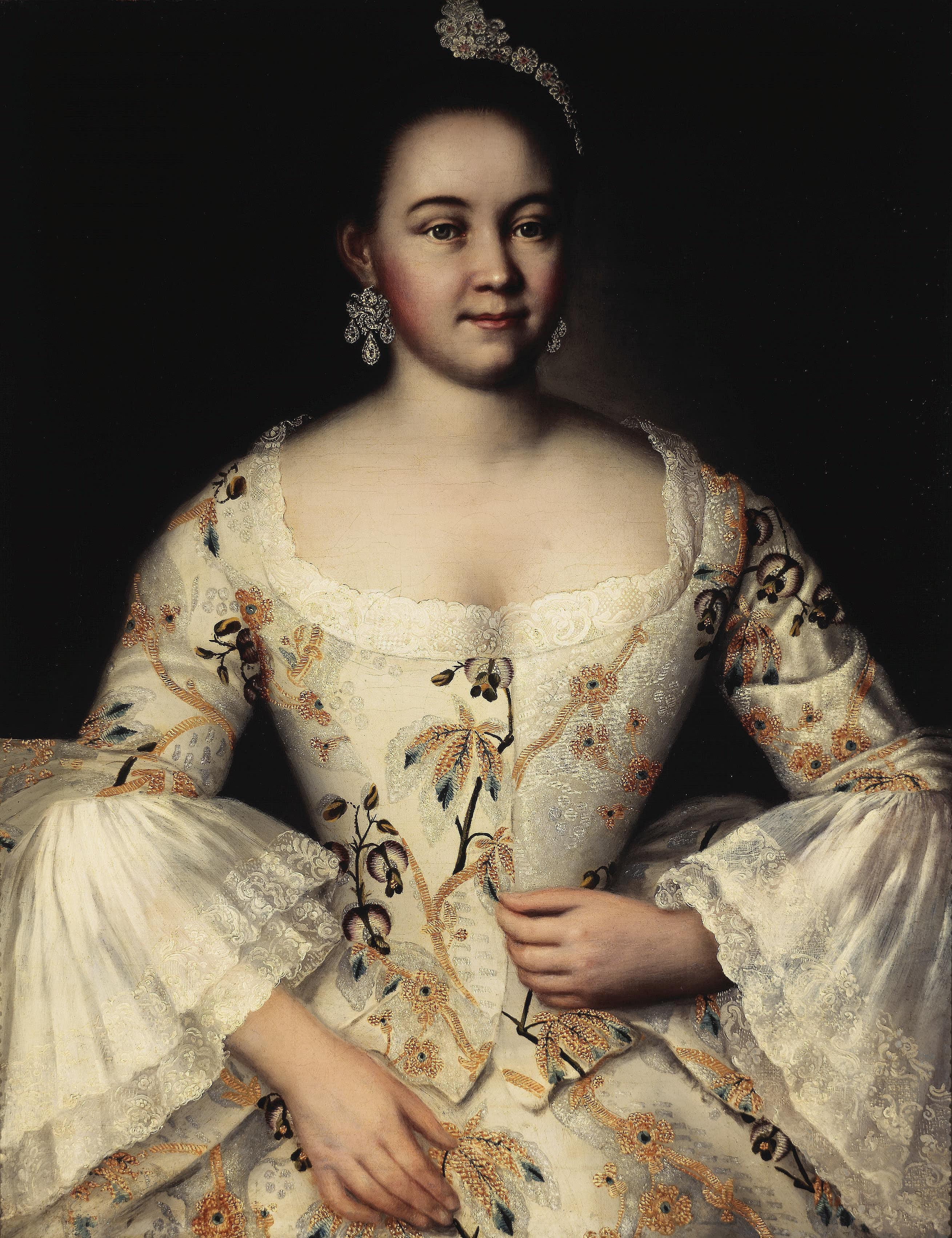Portrait of Stepanida Yakovleva by Ivan Vishnyakov