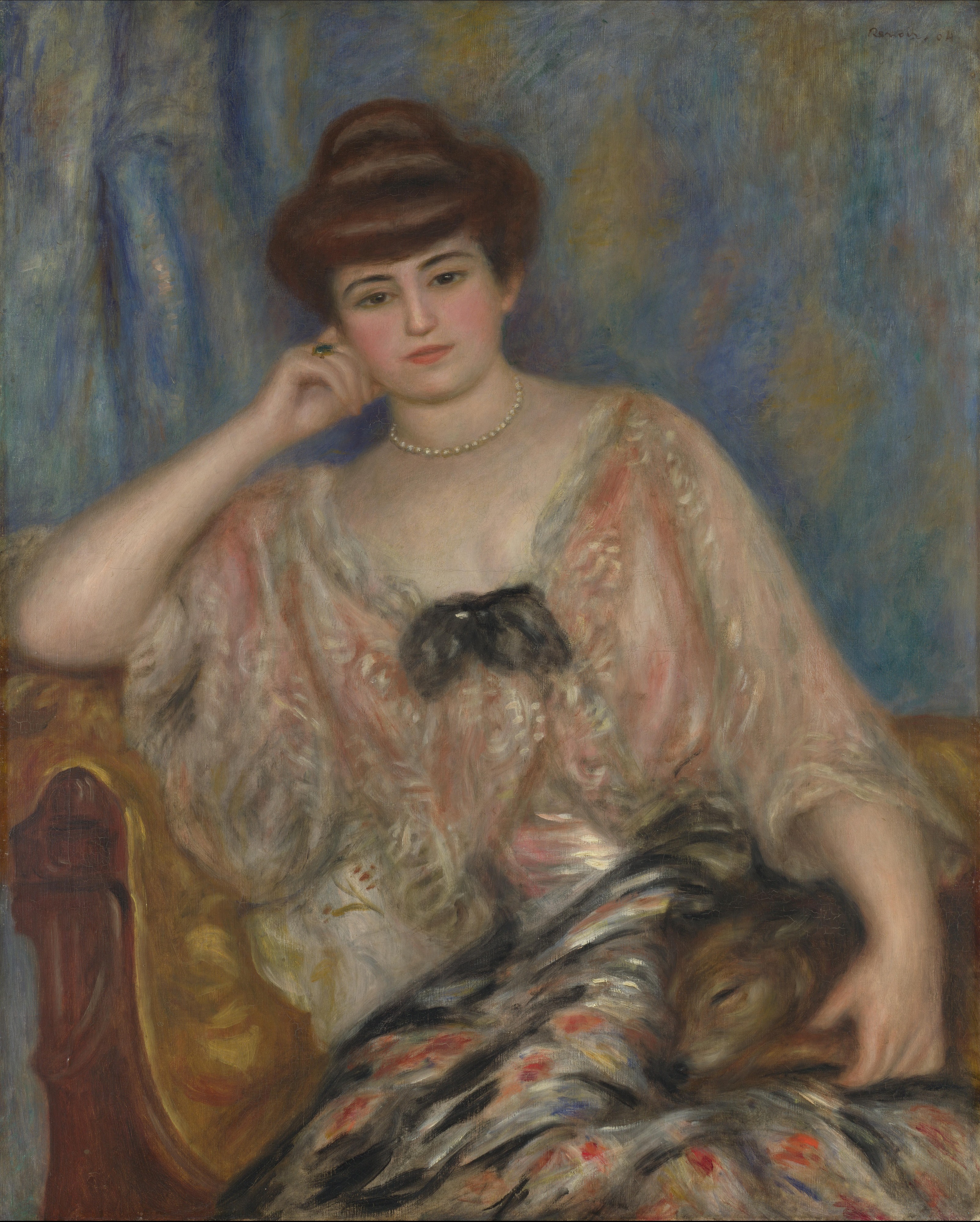 Portrait of Misia Godebska-Sert by Pierre-Auguste Renoir
