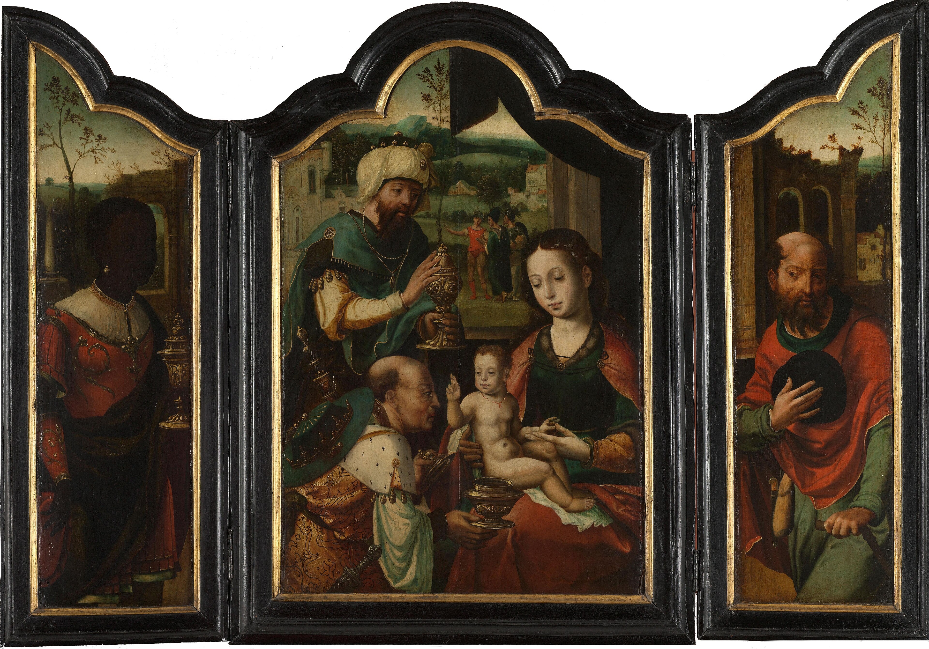 Triptych by Pieter Coecke van Aelst