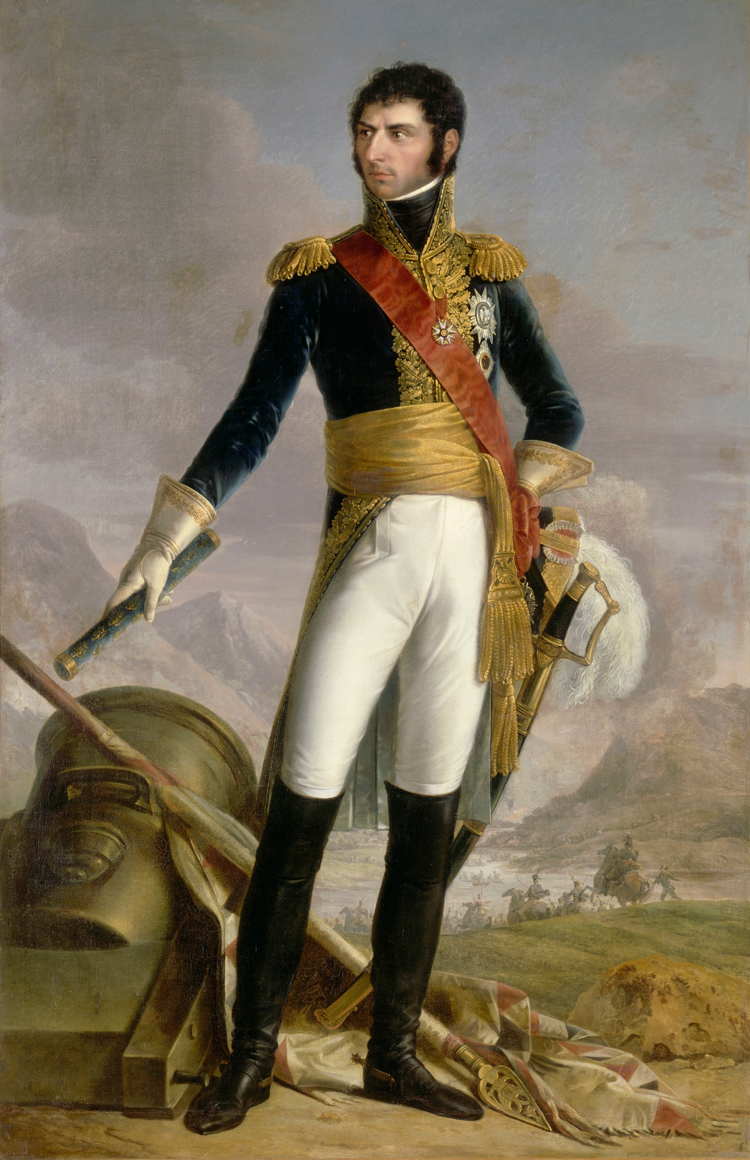 Jean Baptiste Bernadotte, Marshal of France, King of Sweden and Norway, 1818 by François Kinson