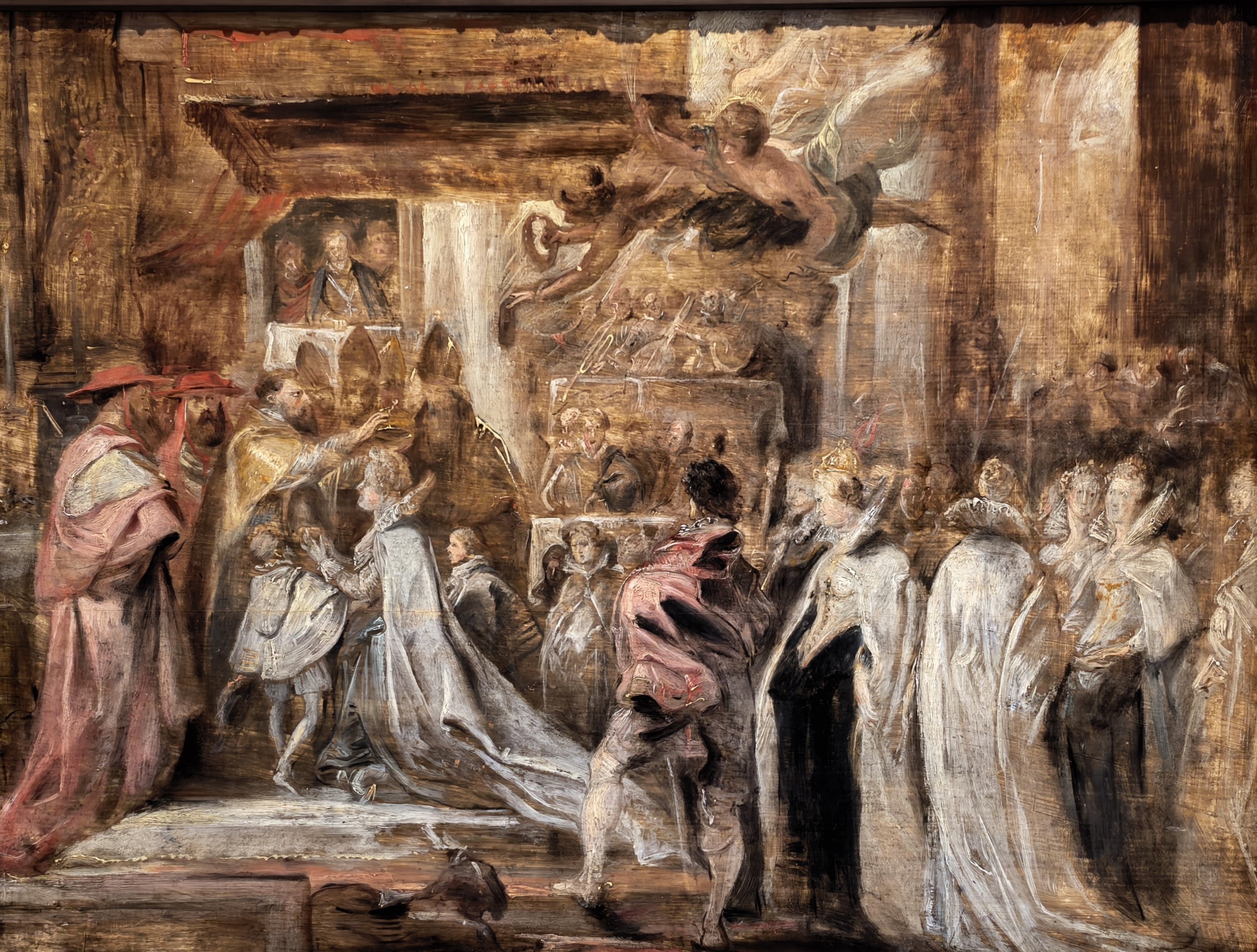0361Ha. Pieter Paul Rubens. Coronation of Marie de' Medici, 1622 by Peter Paul Rubens