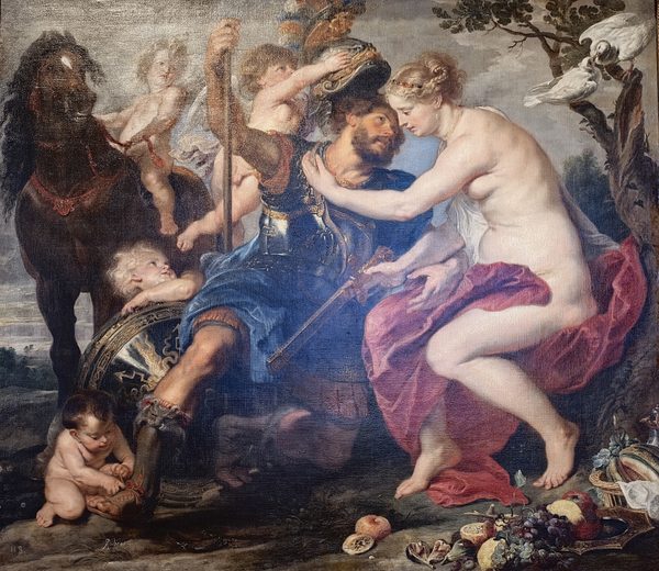 0362Ha. Pieter Paul Rubens. Mars and Venus by Peter Paul Rubens