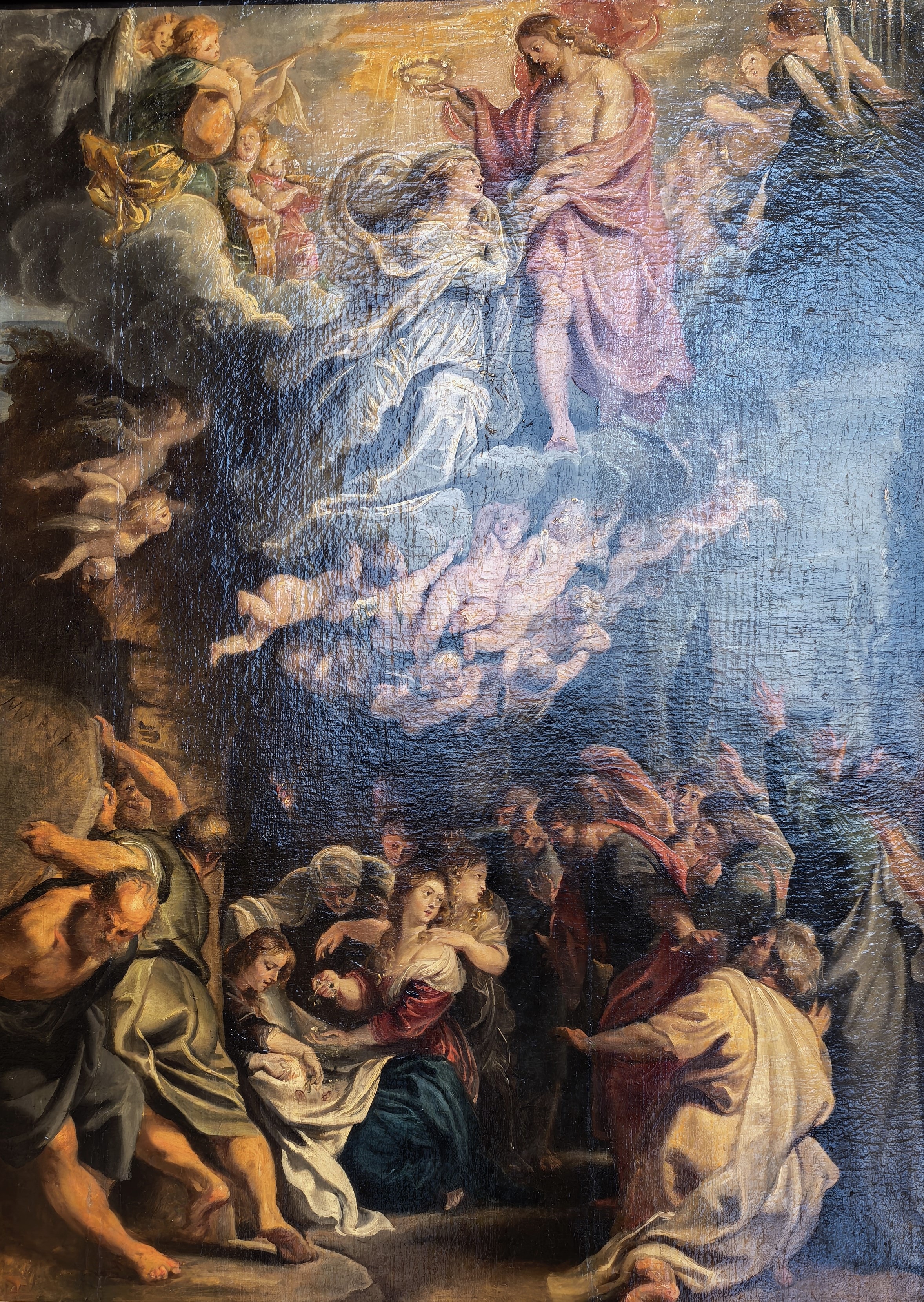 0364Ha. Pieter Paul Rubens. Ascension and Coronation of the Madonna, 1611 by Peter Paul Rubens