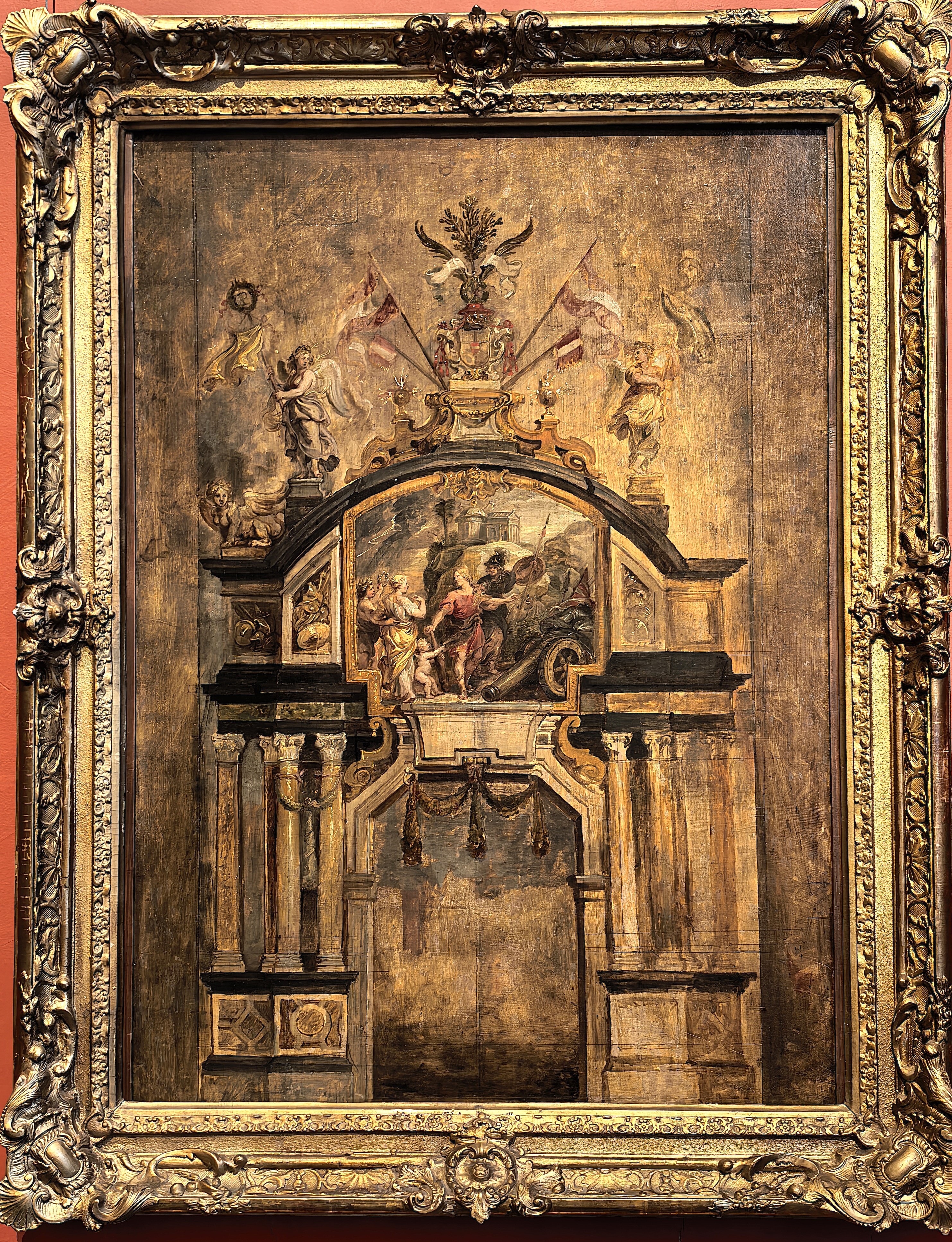 0368Ha. Sketch for the Arch of Hercules (front), 1635. Rubens Pieter Paul by Peter Paul Rubens