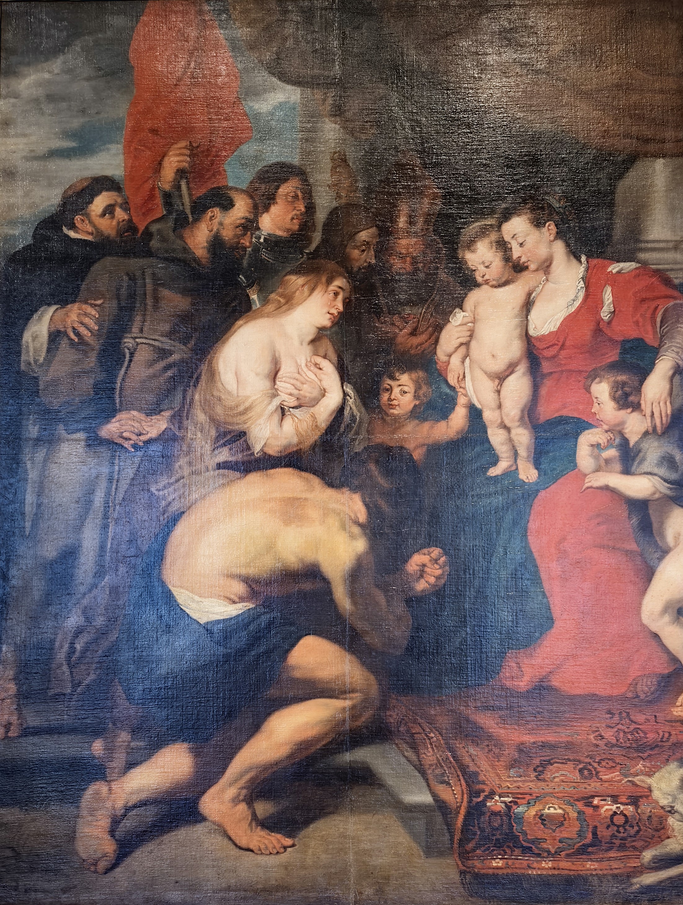 0372Ha. Penitent Sinners before the Virgin Mary with the Infant John the Baptist. Rubens Pieter Paul by Peter Paul Rubens