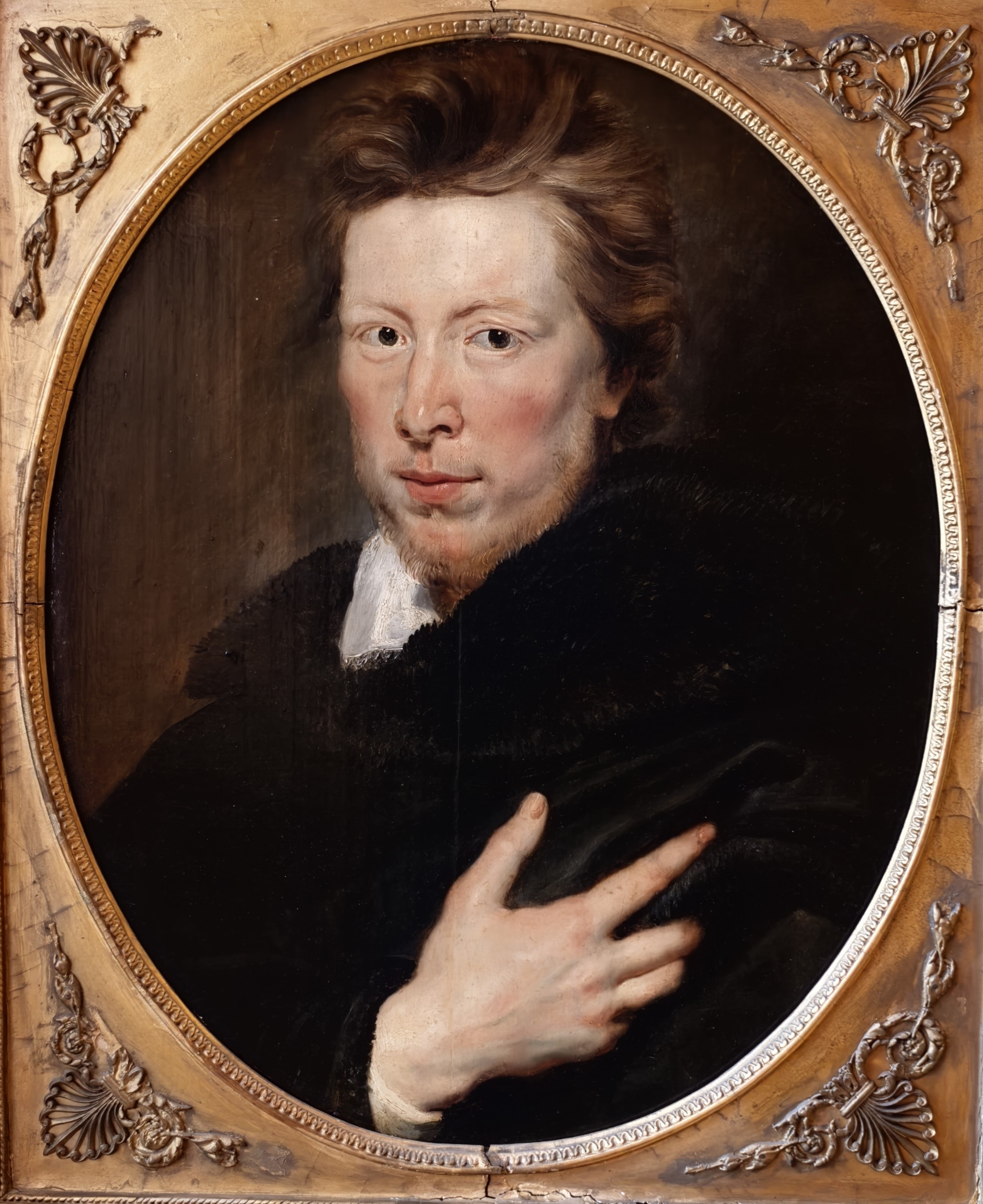0374Ha. Portrait of a Young Man (portrait by J. Gage), 1616-1617. Rubens Pieter Paul by Peter Paul Rubens