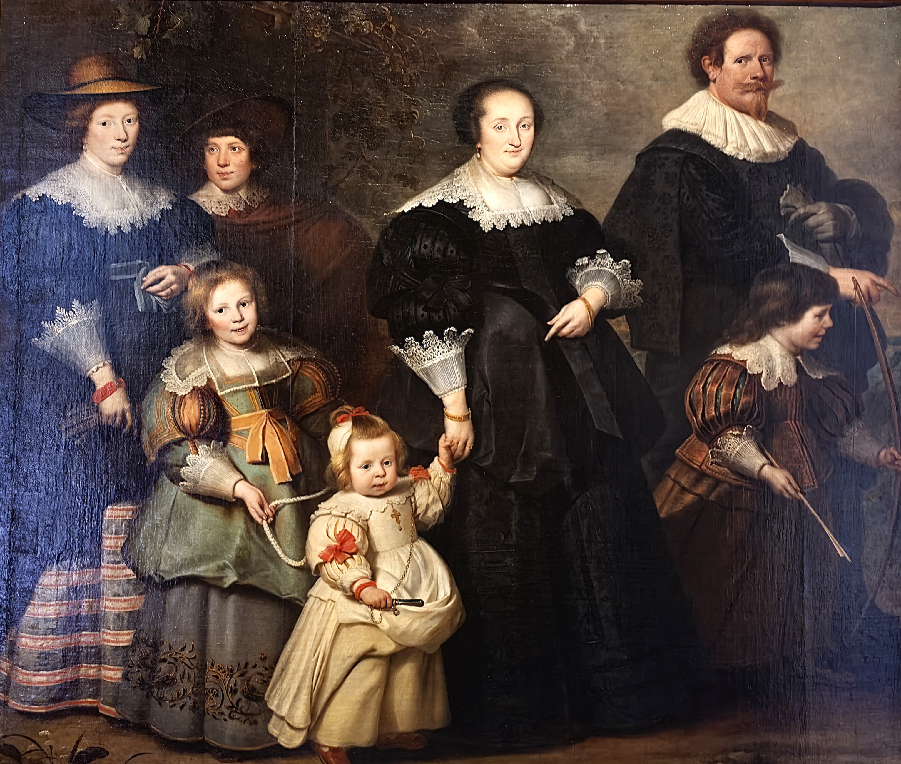 0347Ha. Cornelis de Vos. Self-portrait of the artist with his wife Suzanne Cock and children, 1634 by Cornelis de Vos