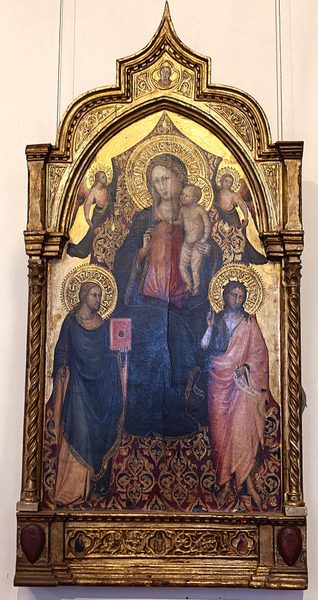 0577Ha. Bicci di Lorenzo. Madonna and Child with St. James the Less, St. John the Baptist, and Angels by Bicci di Lorenzo