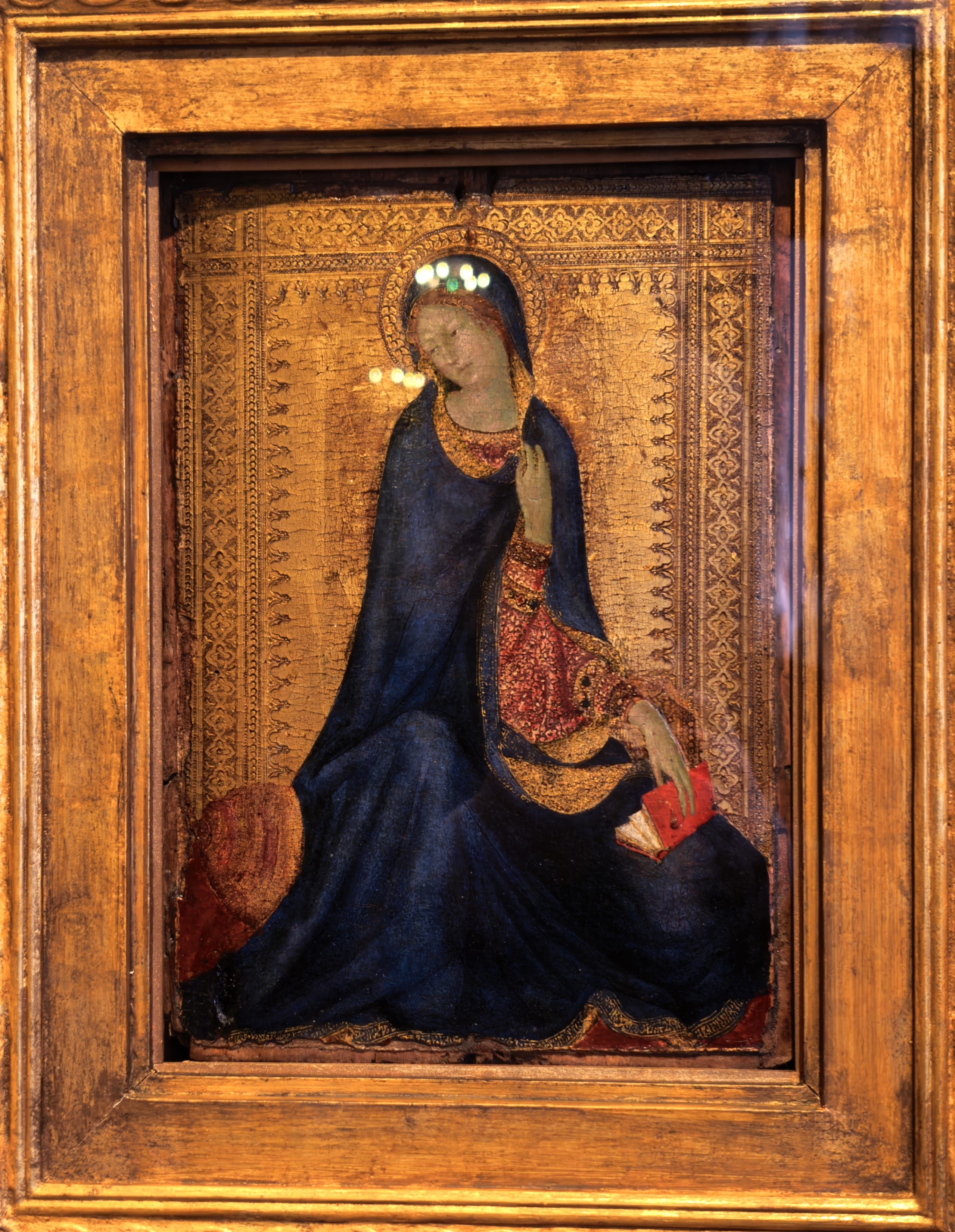 0581Ha. Simone Martini. Madonna from the Annunciation Scene by Simone Martini