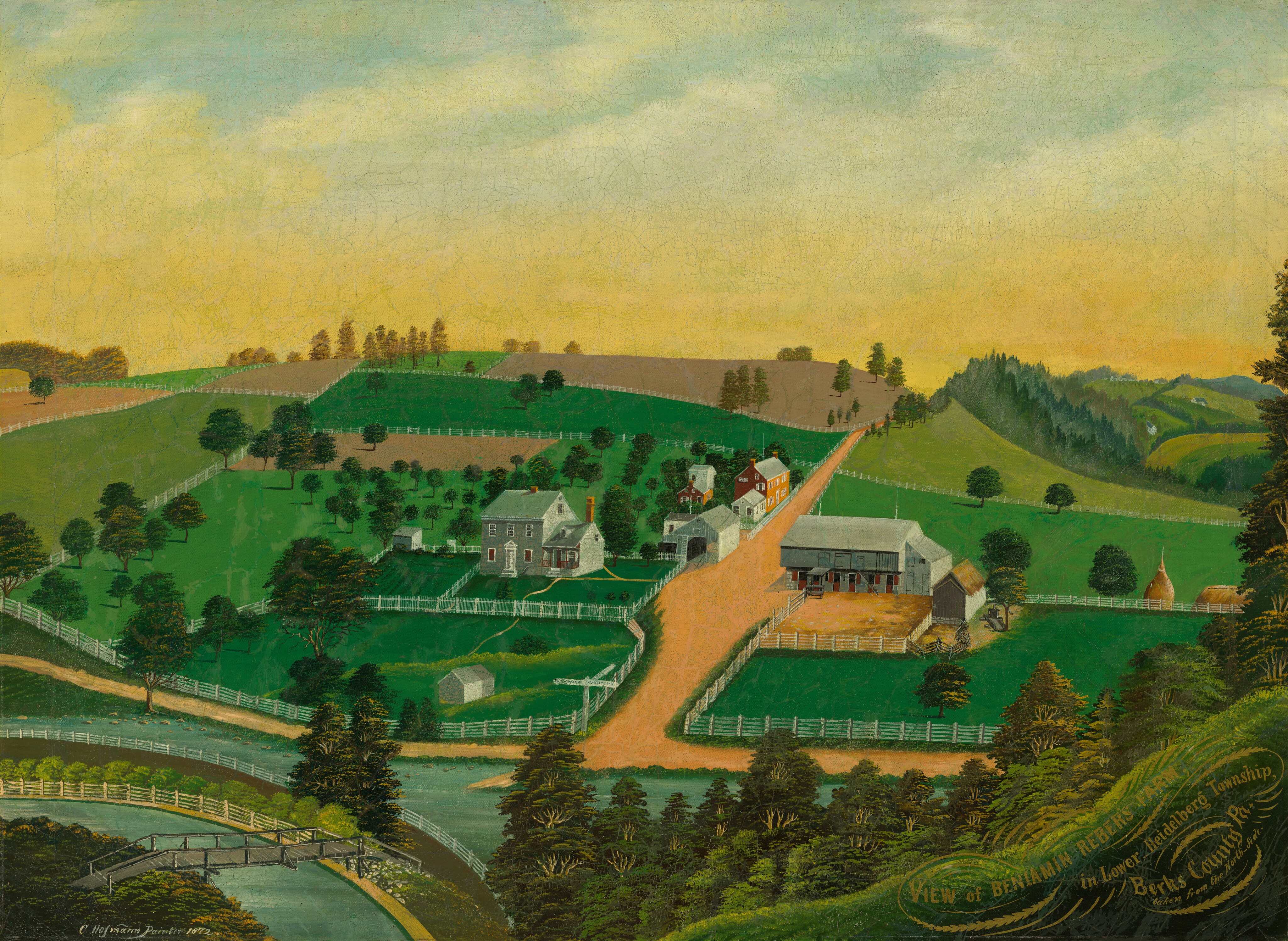 View of Benjamin Reber's Farm