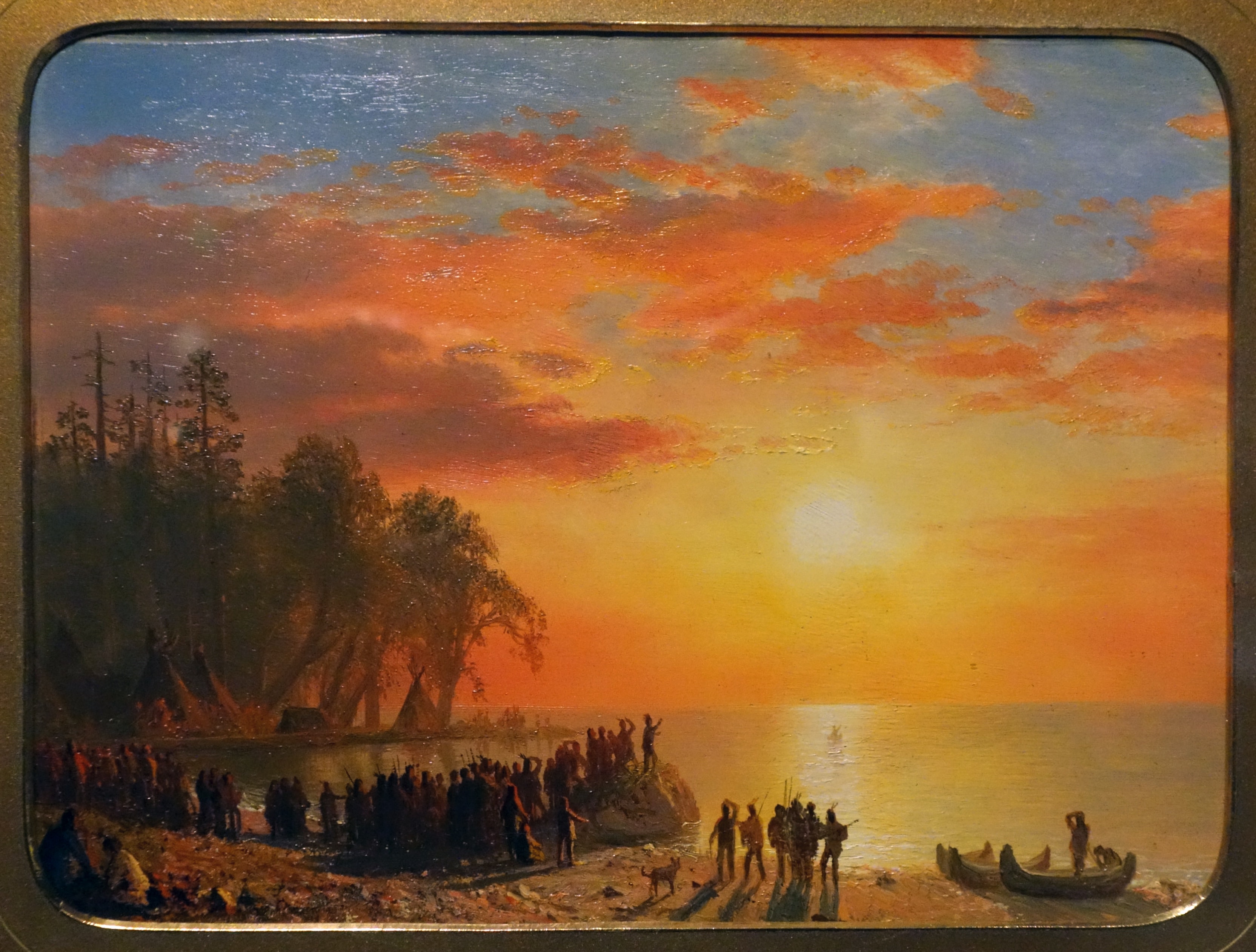 The Departure of Hiawatha by Albert Bierstadt